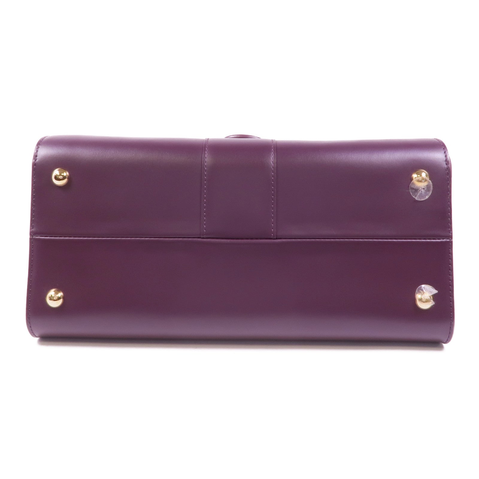 Delvaux 牛皮皮革Brillant MM金扣手挽肩背兩用袋