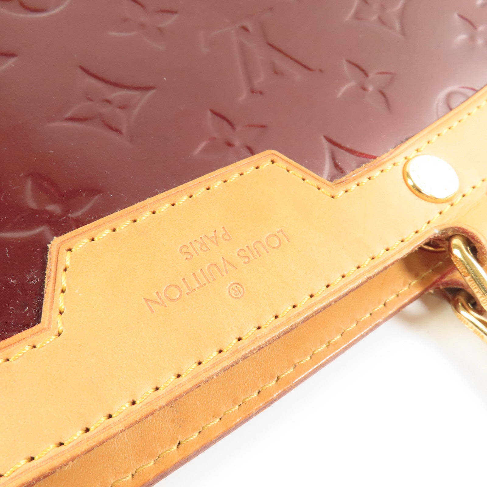 LOUIS VUITTON Vernis Brea MM金扣手挽肩背兩用袋