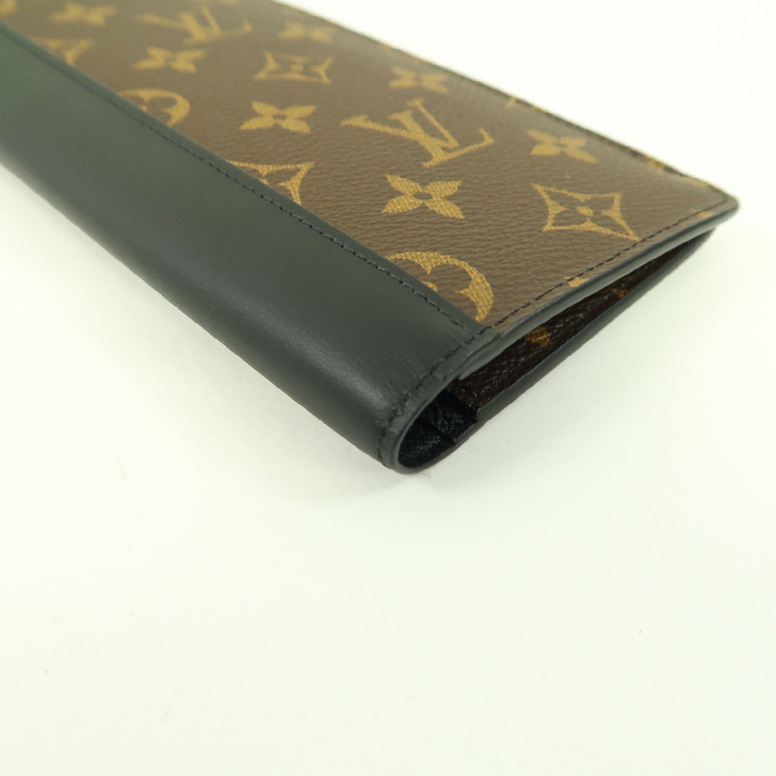 LOUIS VUITTON 【激減優惠】Monogram Portefeuille Brazza銀扣長錢包啡色