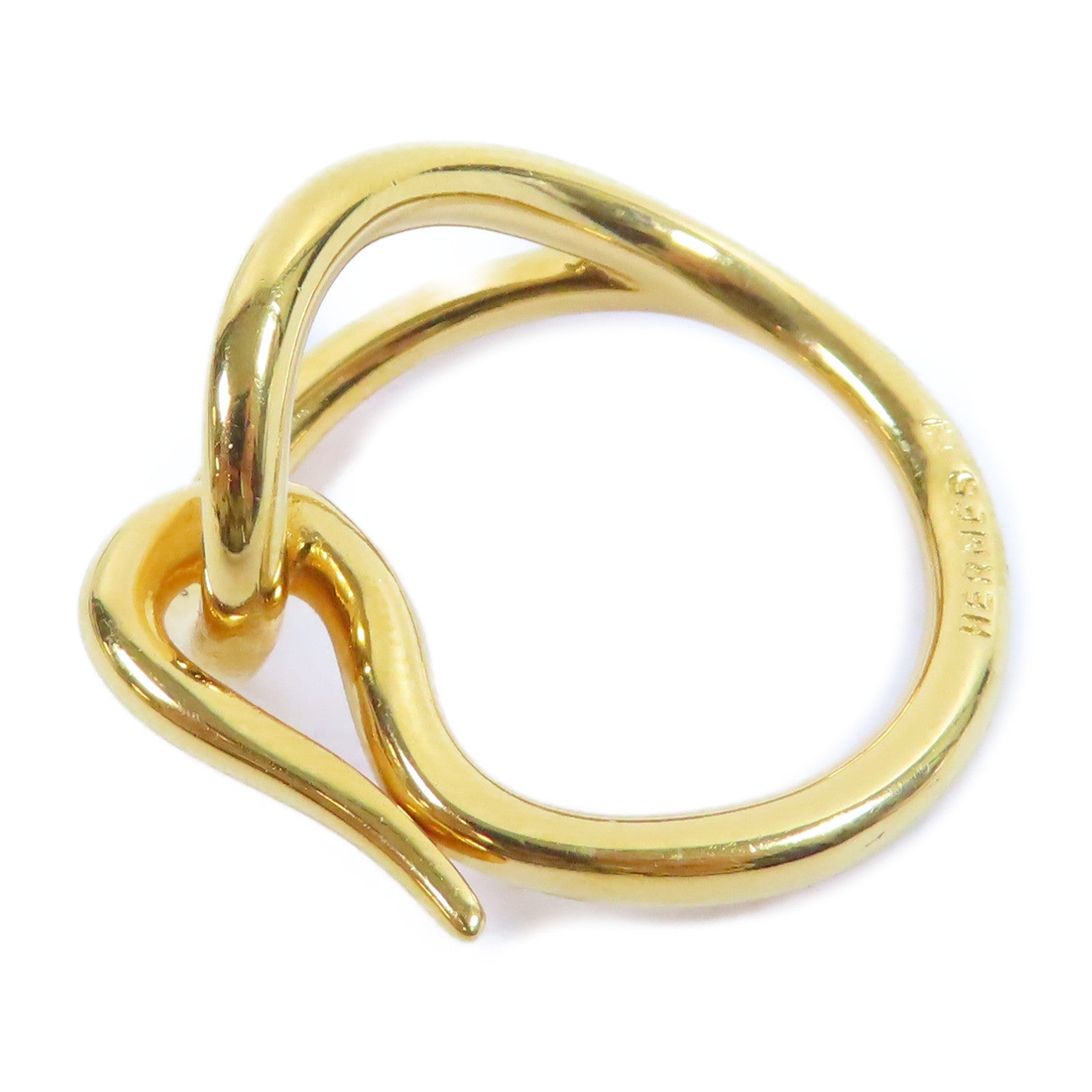 HERMES 【激減優惠】金屬Scarf Ring圍巾環金色