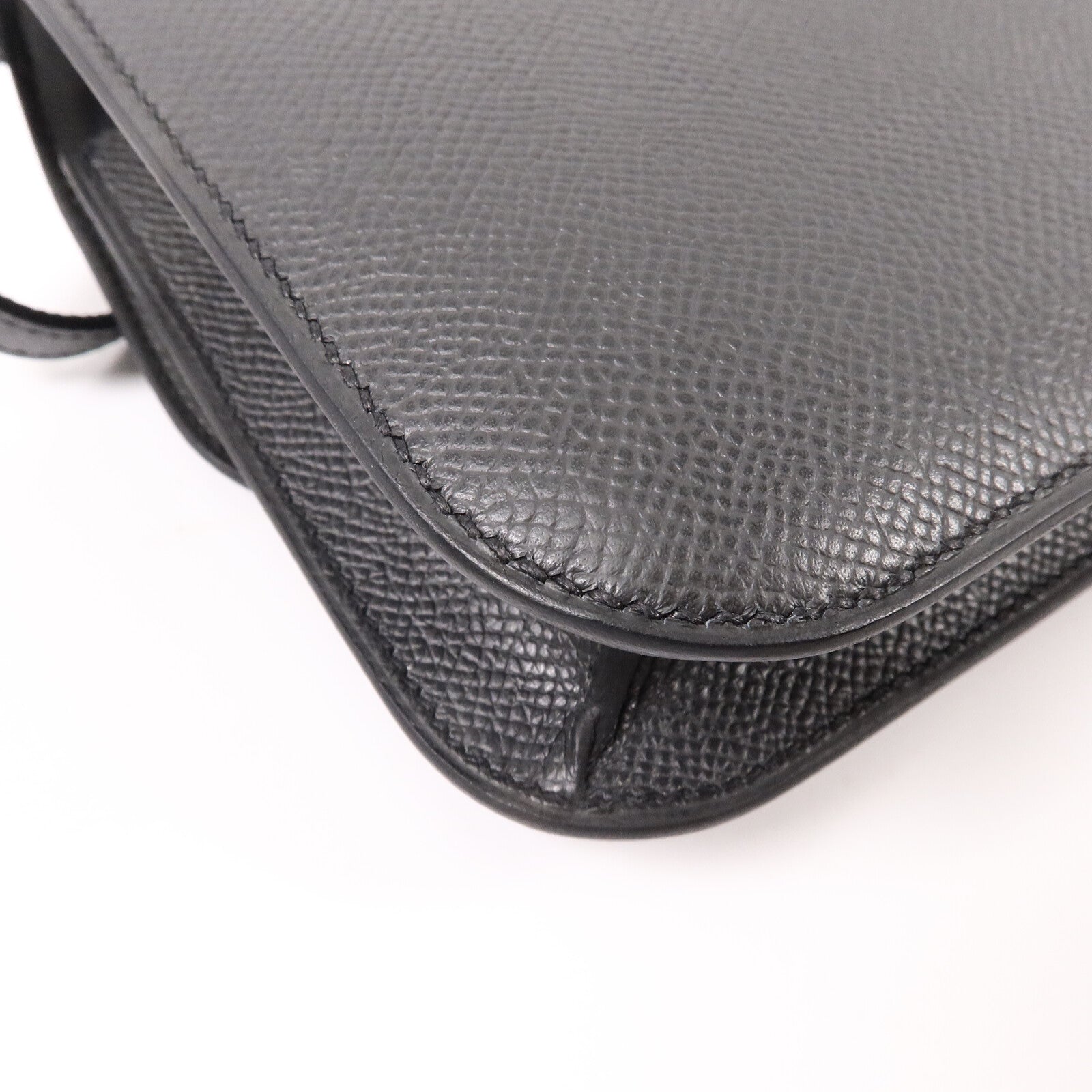 HERMES Epsom皮革Constance Elan肩背袋Plomb