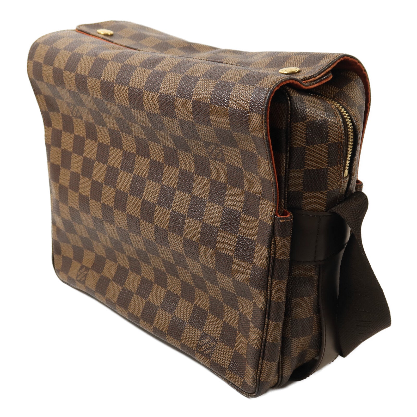LOUIS VUITTON Damier Naviglio金扣肩背袋