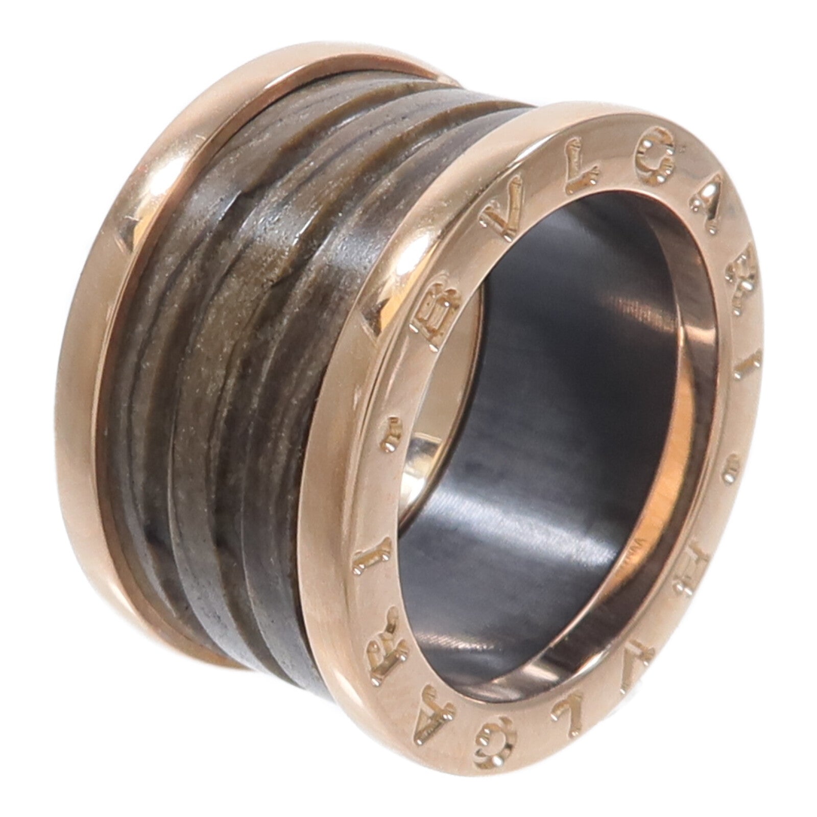 BVLGARI 18K玫瑰金B-zero1 Ring戒指