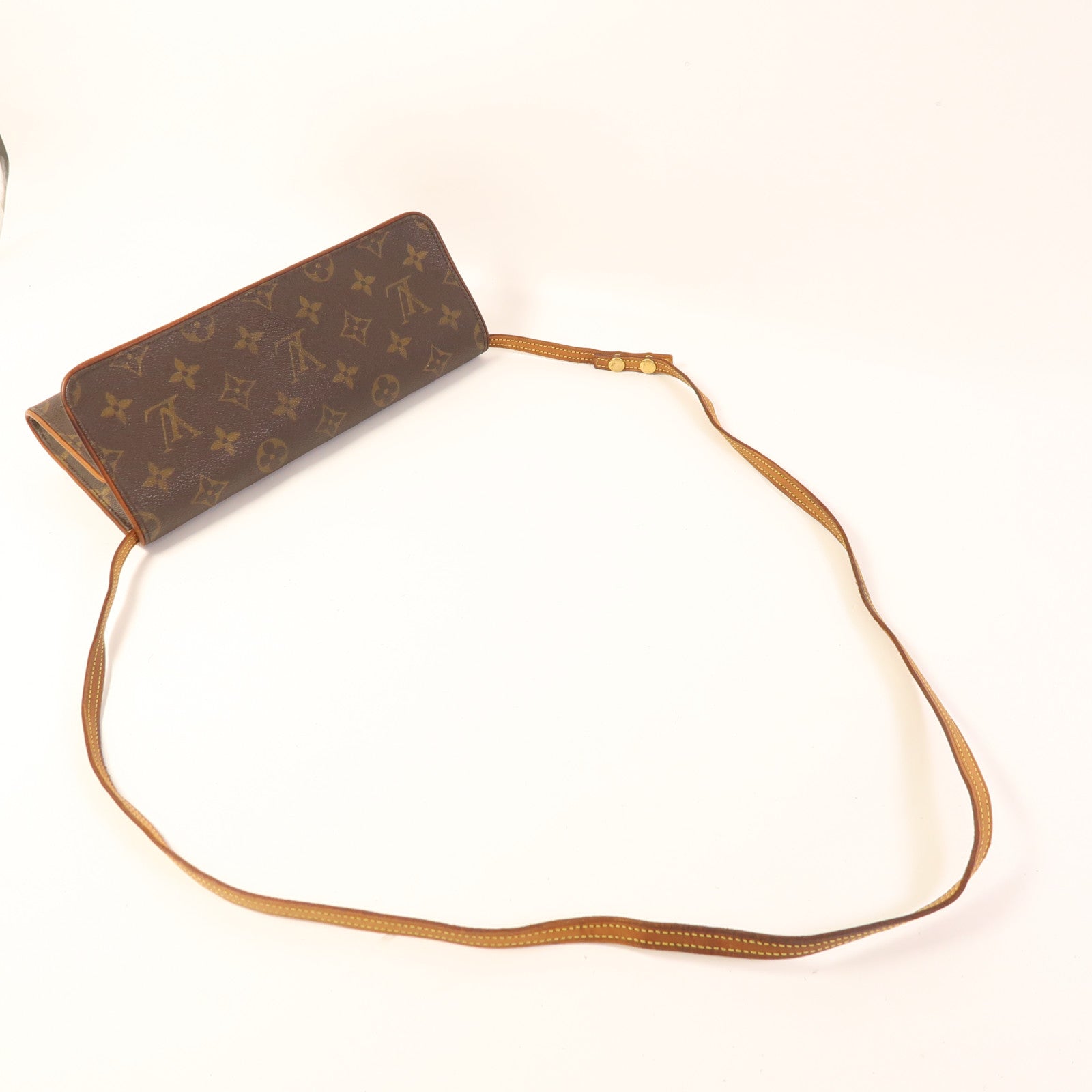 LOUIS VUITTON 【激減優惠】Monogram Pochette Twin GM金扣肩背袋