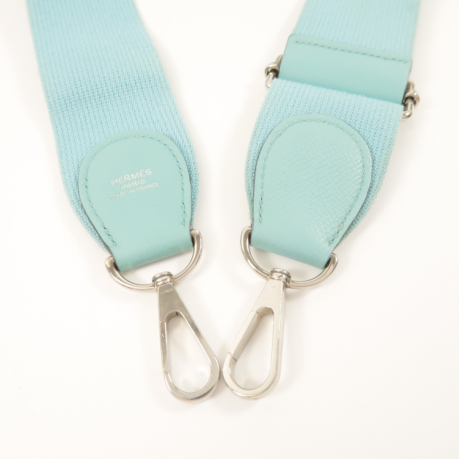 HERMES Epsom皮革Evelyne GM銀扣肩背袋