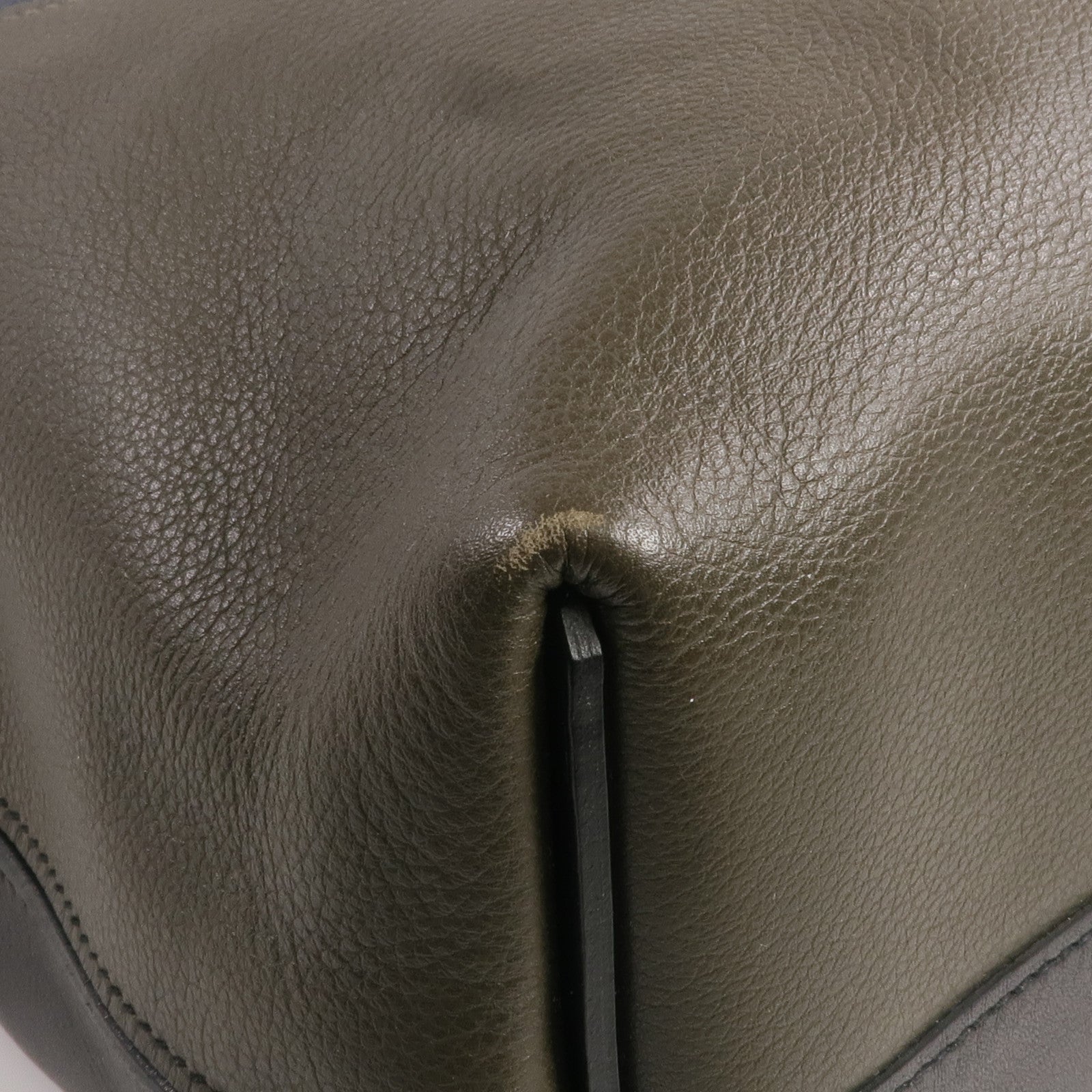 HERMES Evercolor/Evergrain皮革Jockey Bag銀扣肩背袋/手挽袋