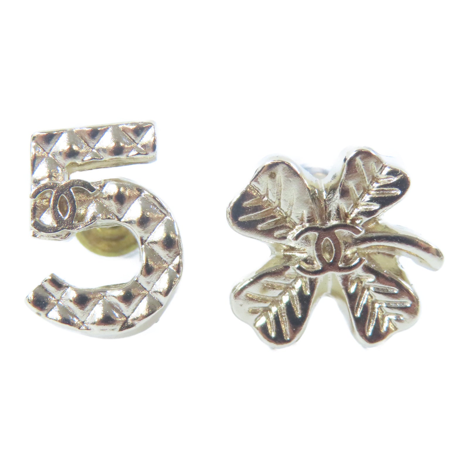 CHANEL 金屬Earrings耳環金色