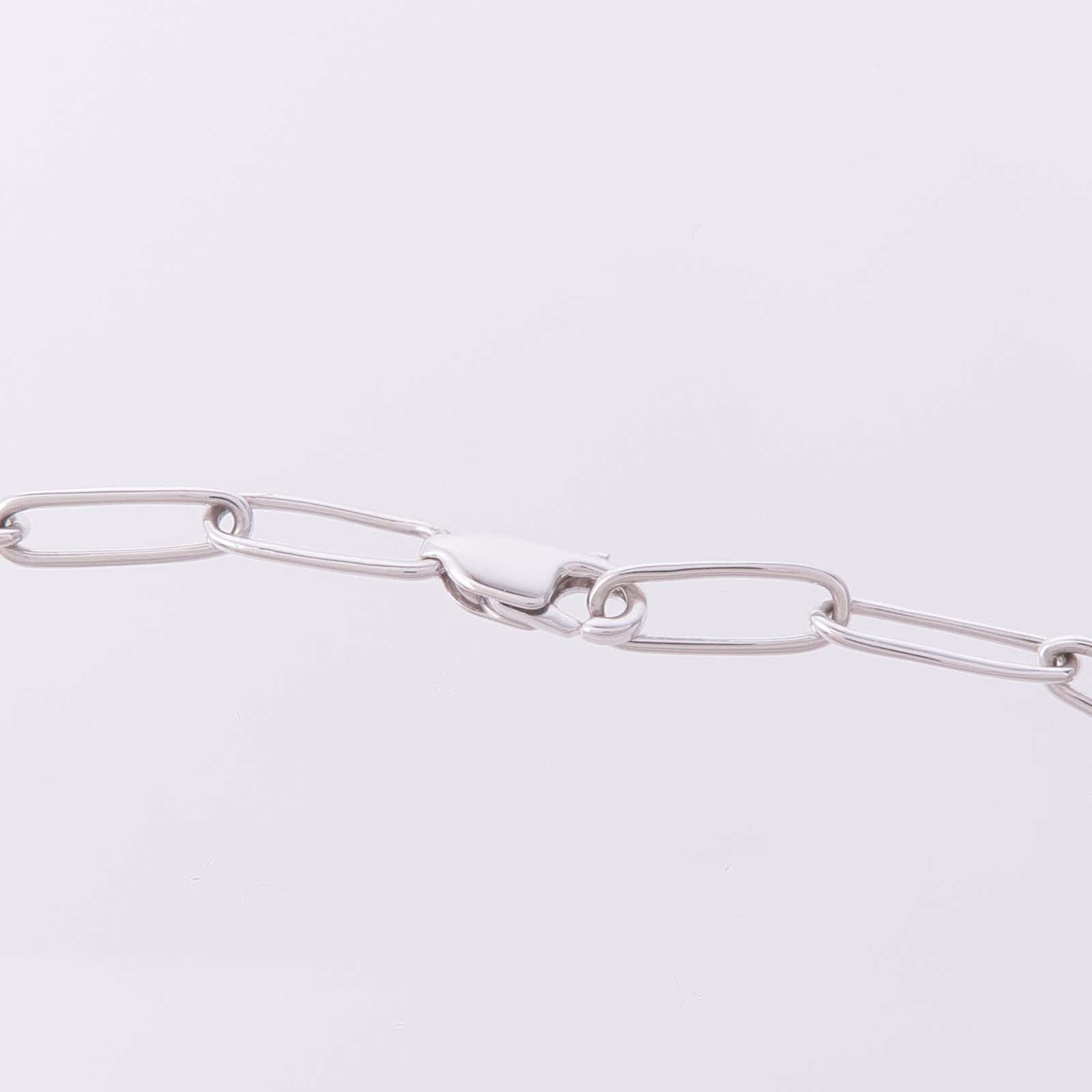 TIFFANY＆CO 【激減優惠】18K白金Lock Pendant鑽石項鍊