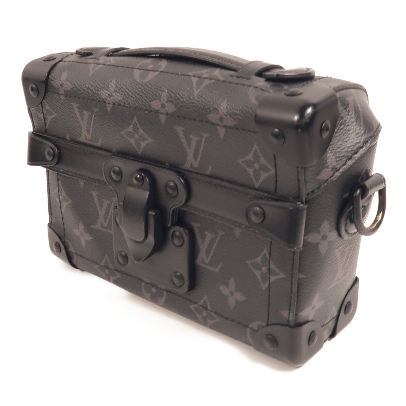 LOUIS VUITTON Monogram Eclipse Soul Trunk手挽肩背兩用袋