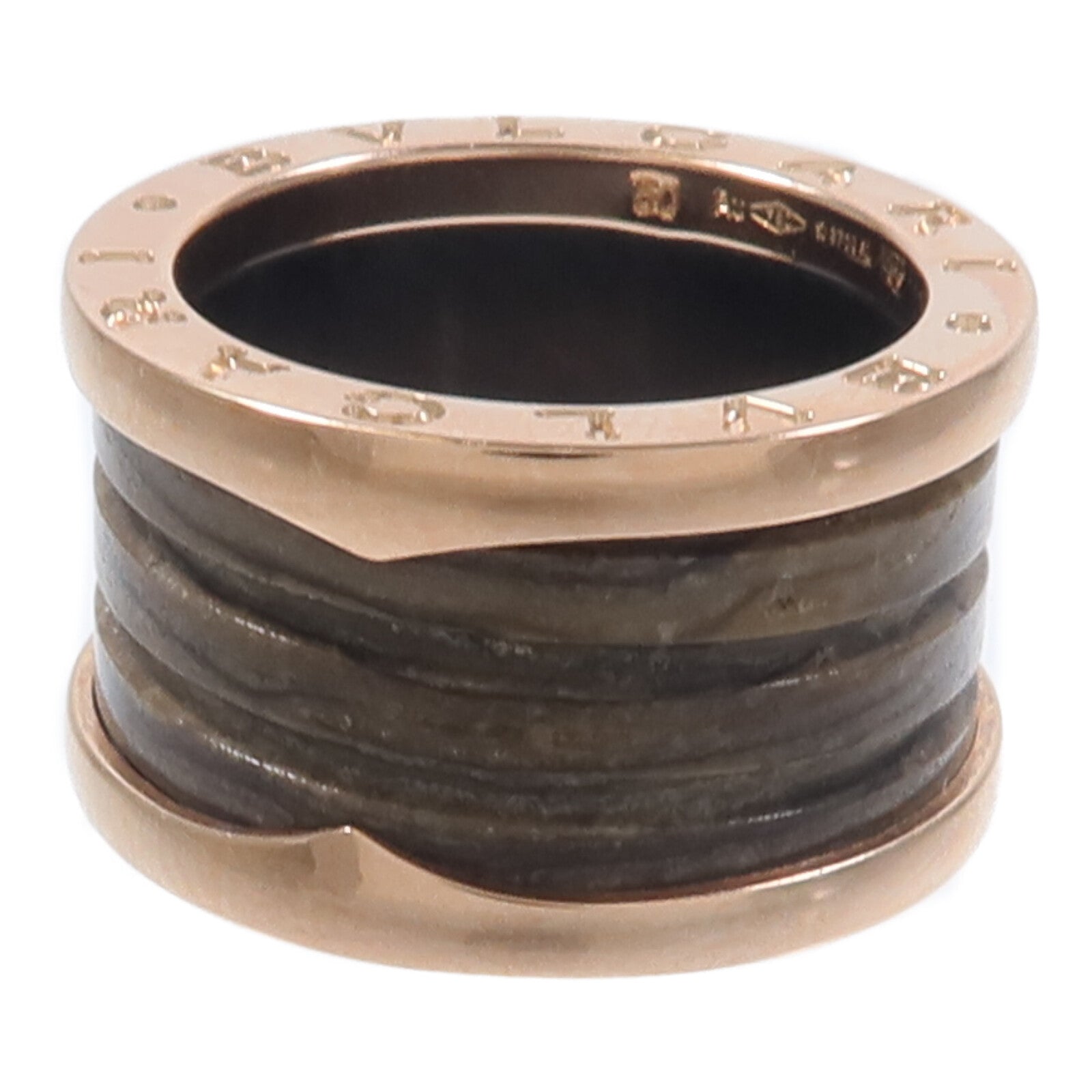 BVLGARI 18K玫瑰金B-zero1 Ring戒指