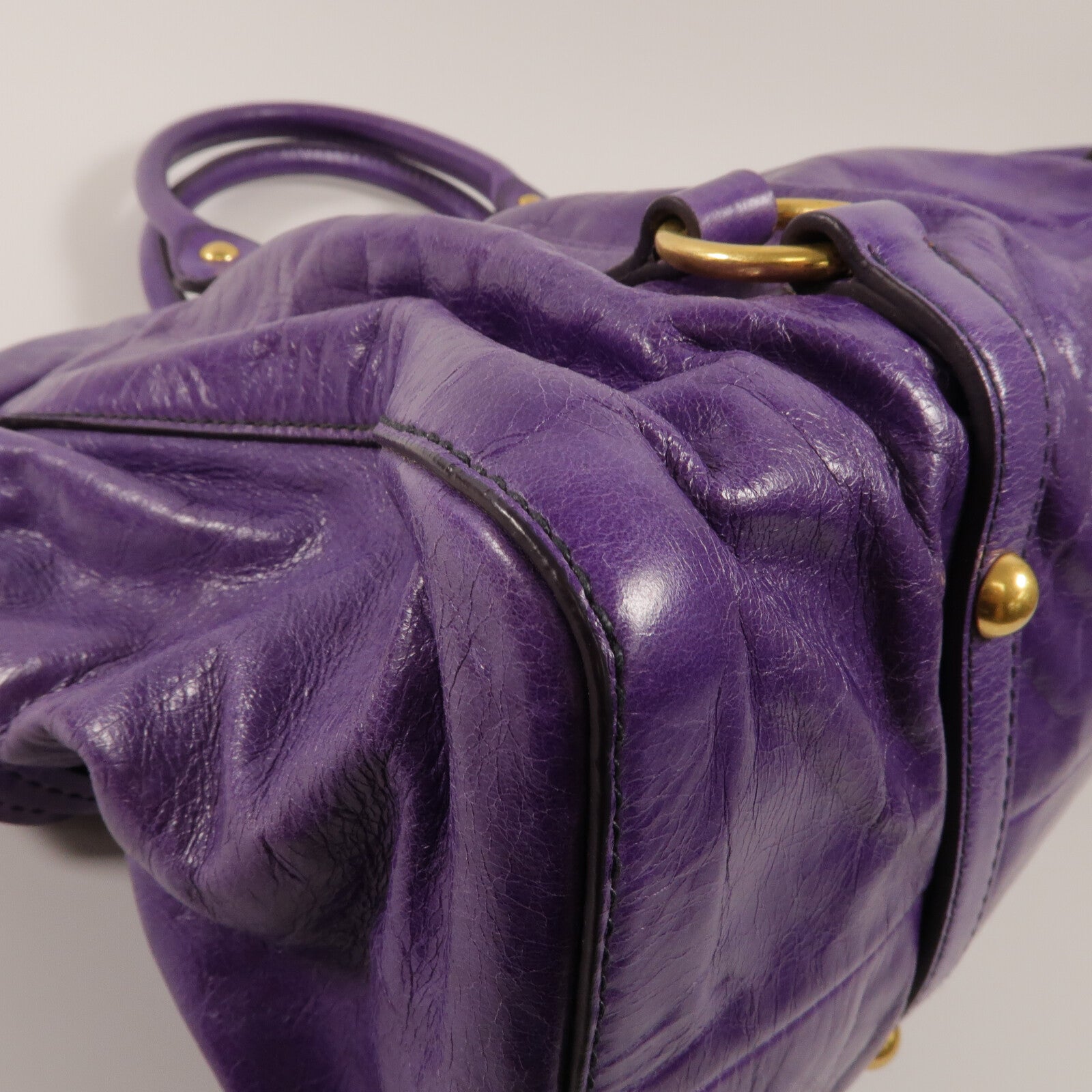 Miu Miu 牛皮皮革Shoulder Bag手挽肩背兩用袋