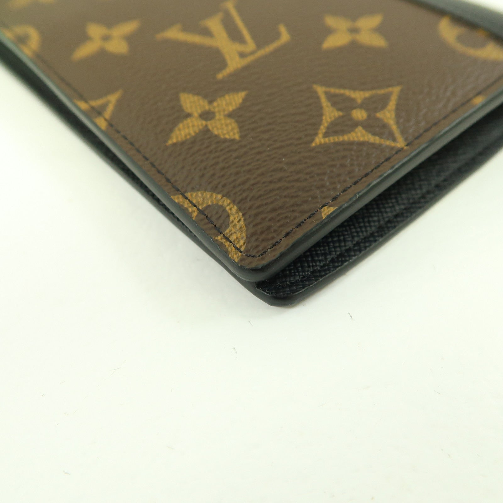 LOUIS VUITTON 【激減優惠】Monogram Portefeuille Brazza銀扣長錢包啡色