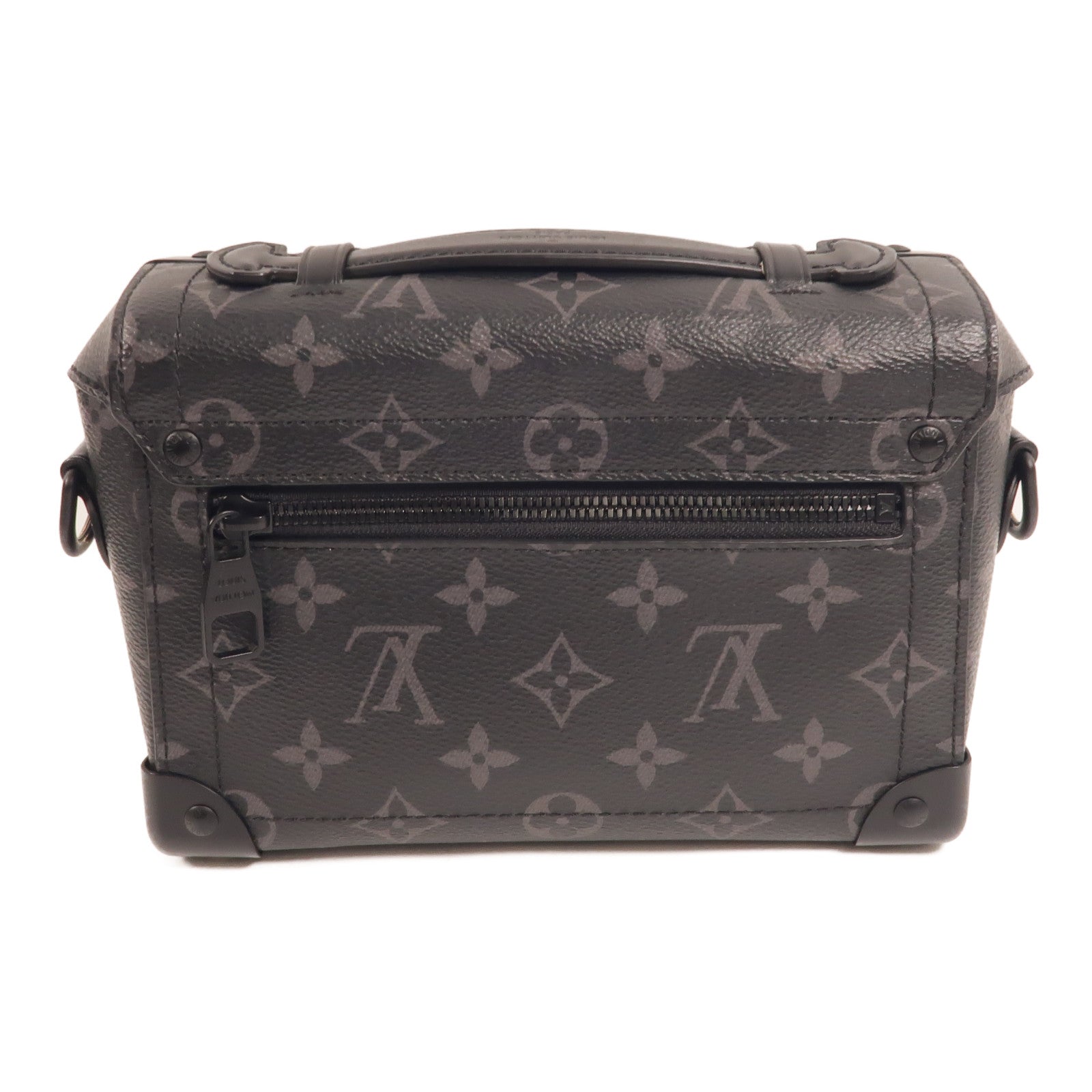 LOUIS VUITTON Monogram Eclipse Soul Trunk手挽肩背兩用袋
