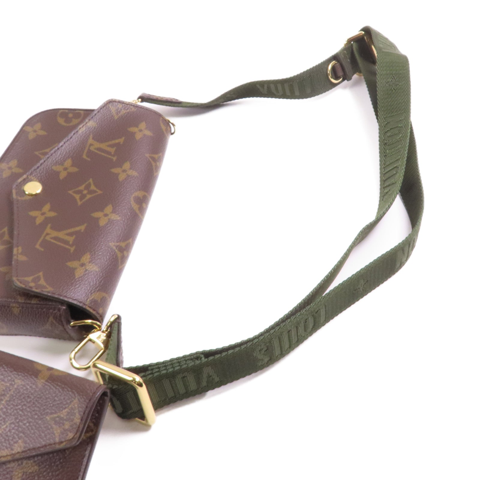 LOUIS VUITTON Monogram Felicie Strap & Go金扣肩背袋