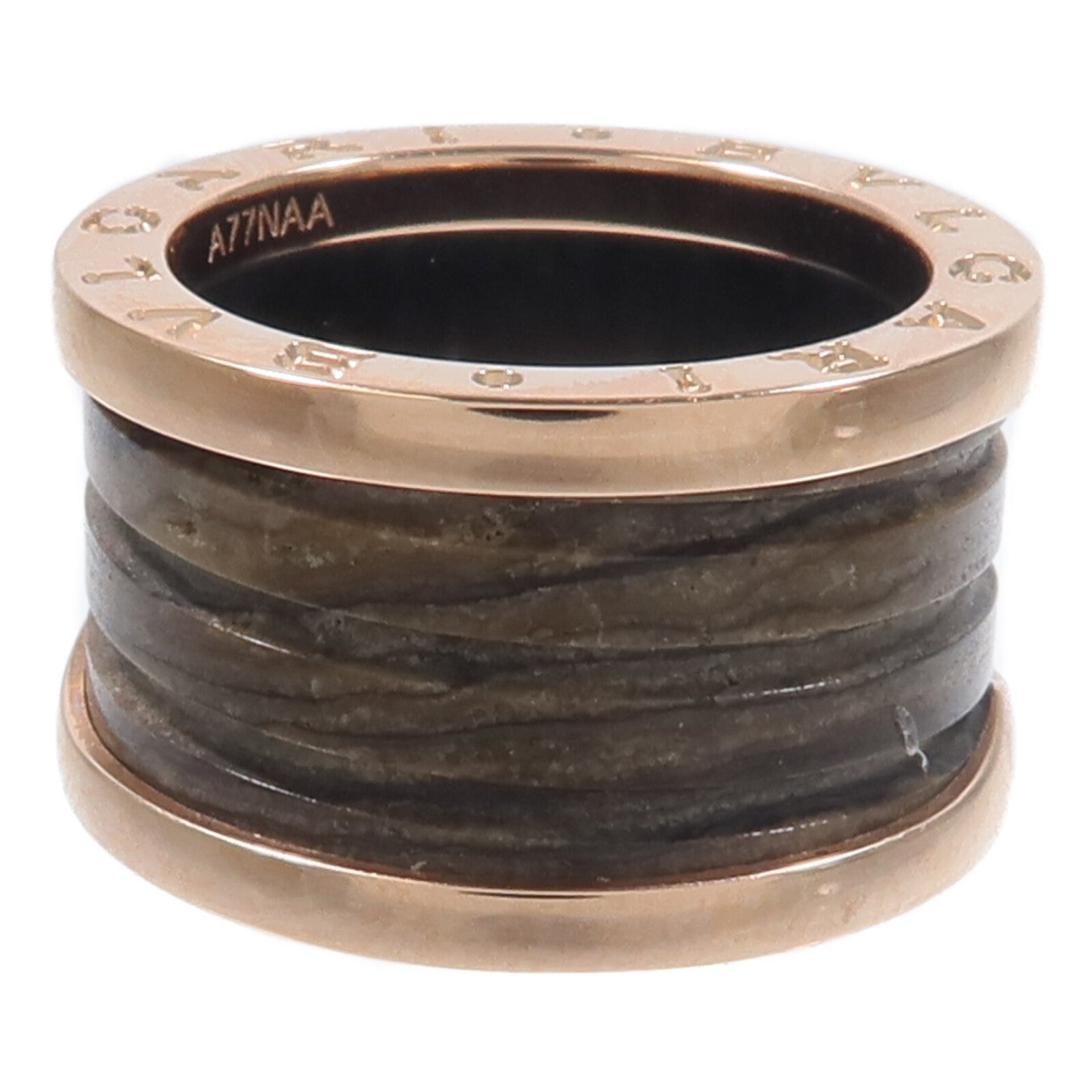 BVLGARI 18K玫瑰金B-zero1 Ring戒指