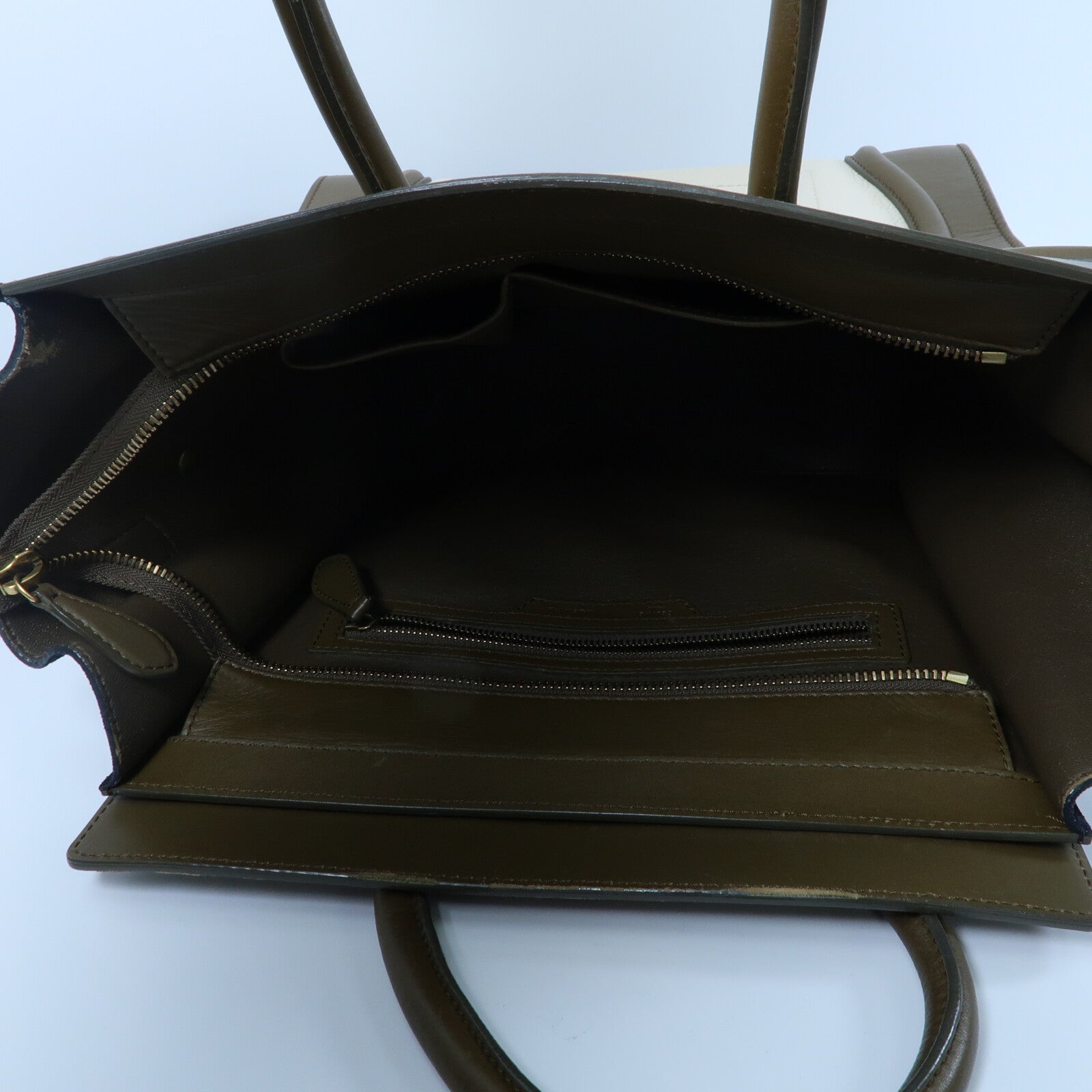 CELINE 牛皮皮革Mini Luggage手挽袋