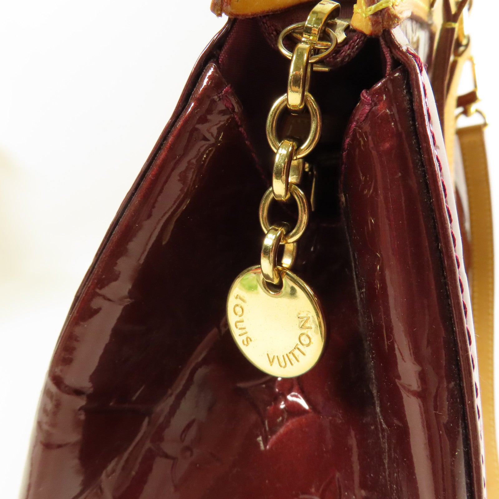 LOUIS VUITTON Vernis Brea MM金扣手挽肩背兩用袋