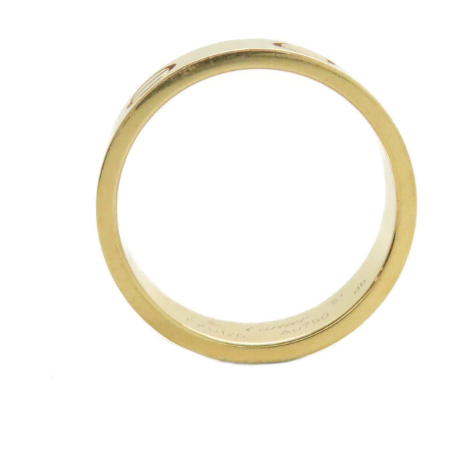 CARTIER 18K玫瑰金Love Ring戒指US#5.5#51