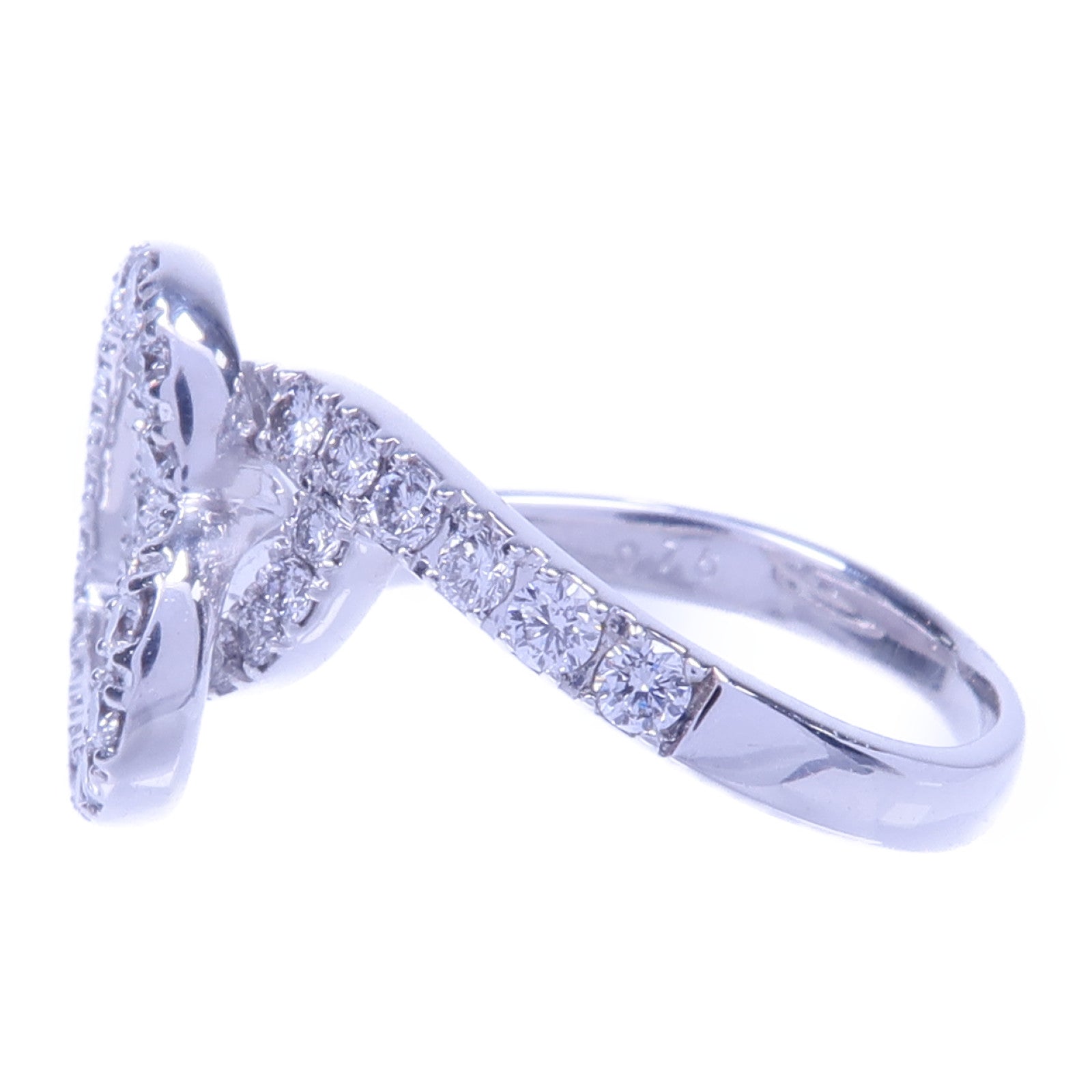 JEWELRY 【激減優惠】18K白金Diamond Ring鑽石戒指US#5