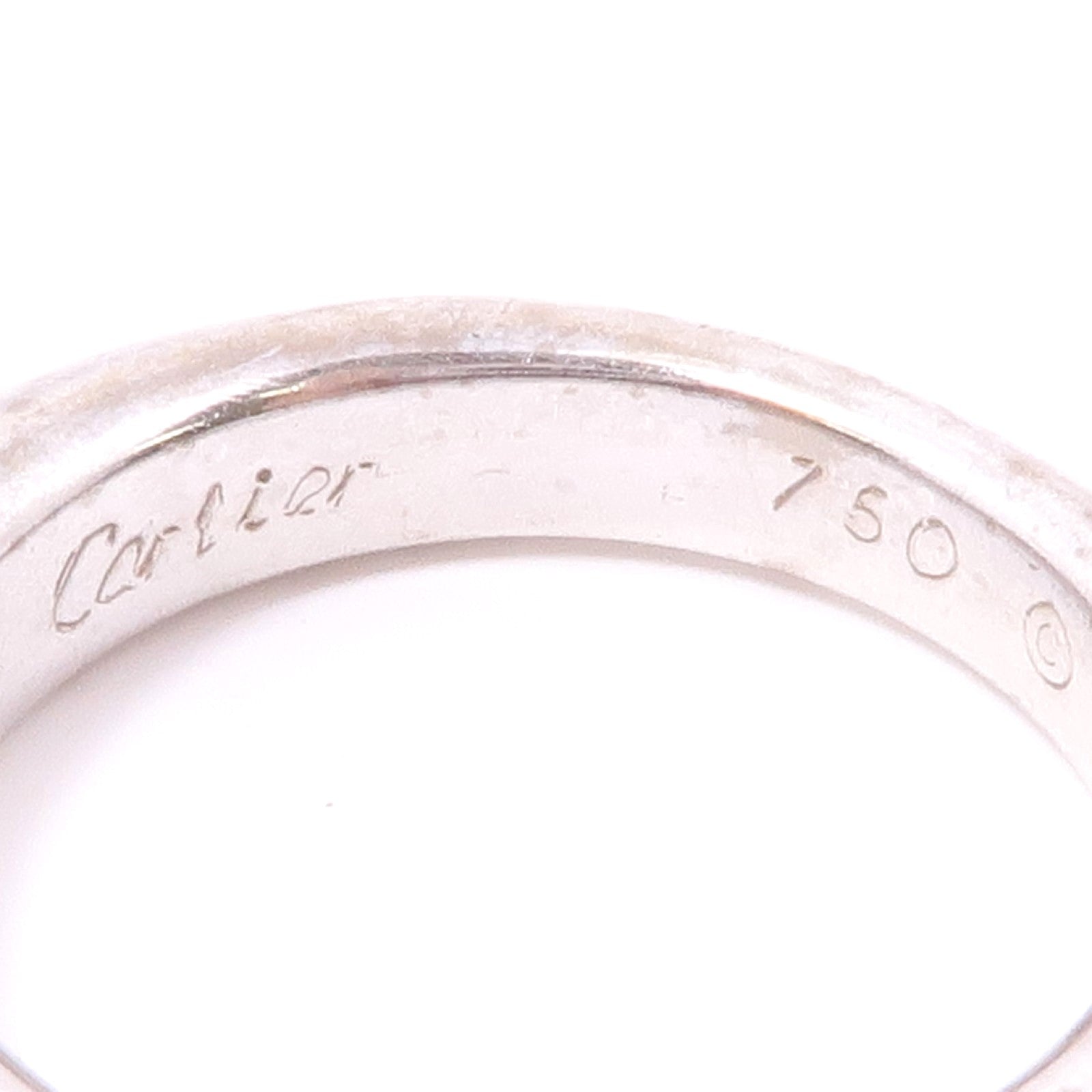 CARTIER 18K白金Ring戒指US#4.5