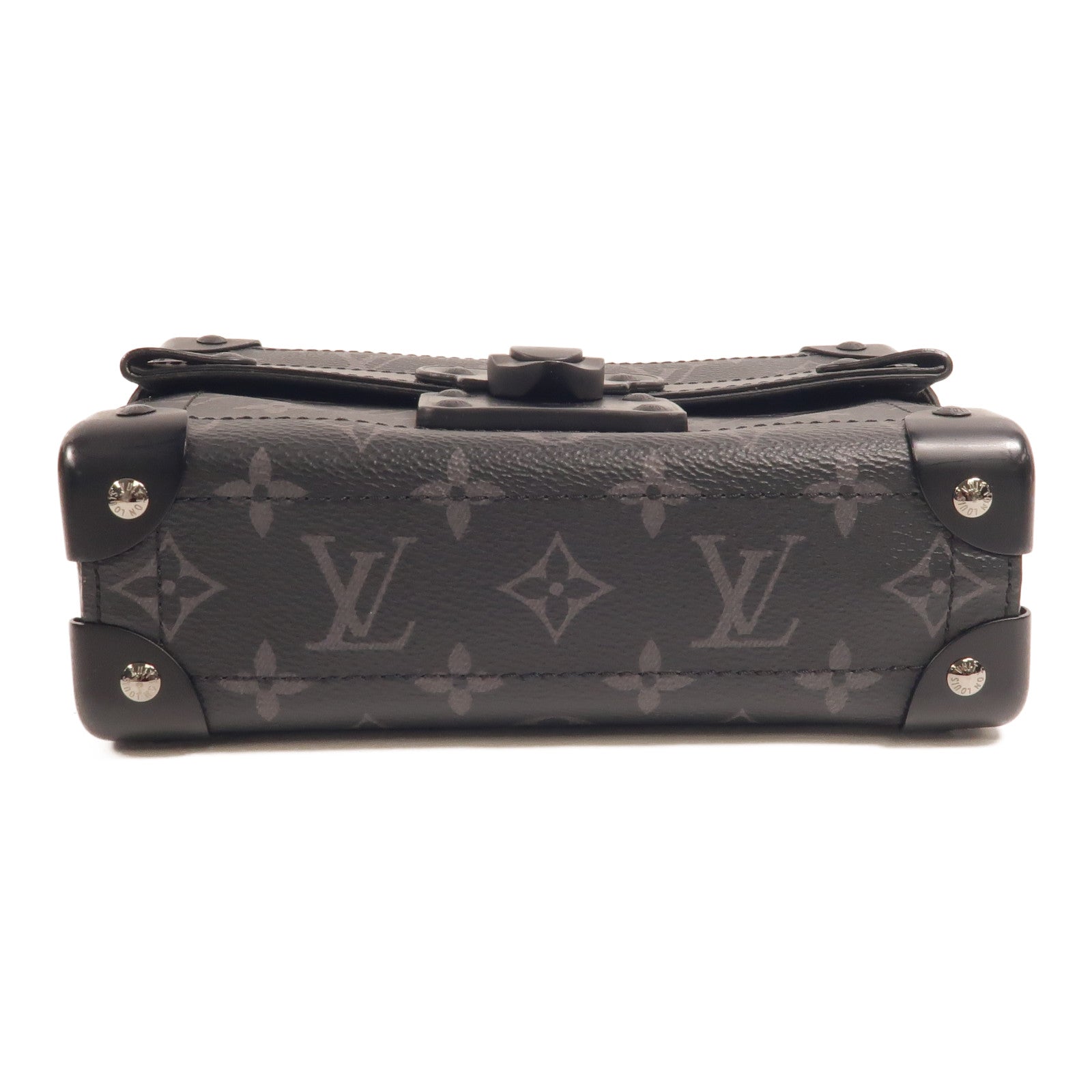 LOUIS VUITTON Monogram Eclipse Soul Trunk手挽肩背兩用袋