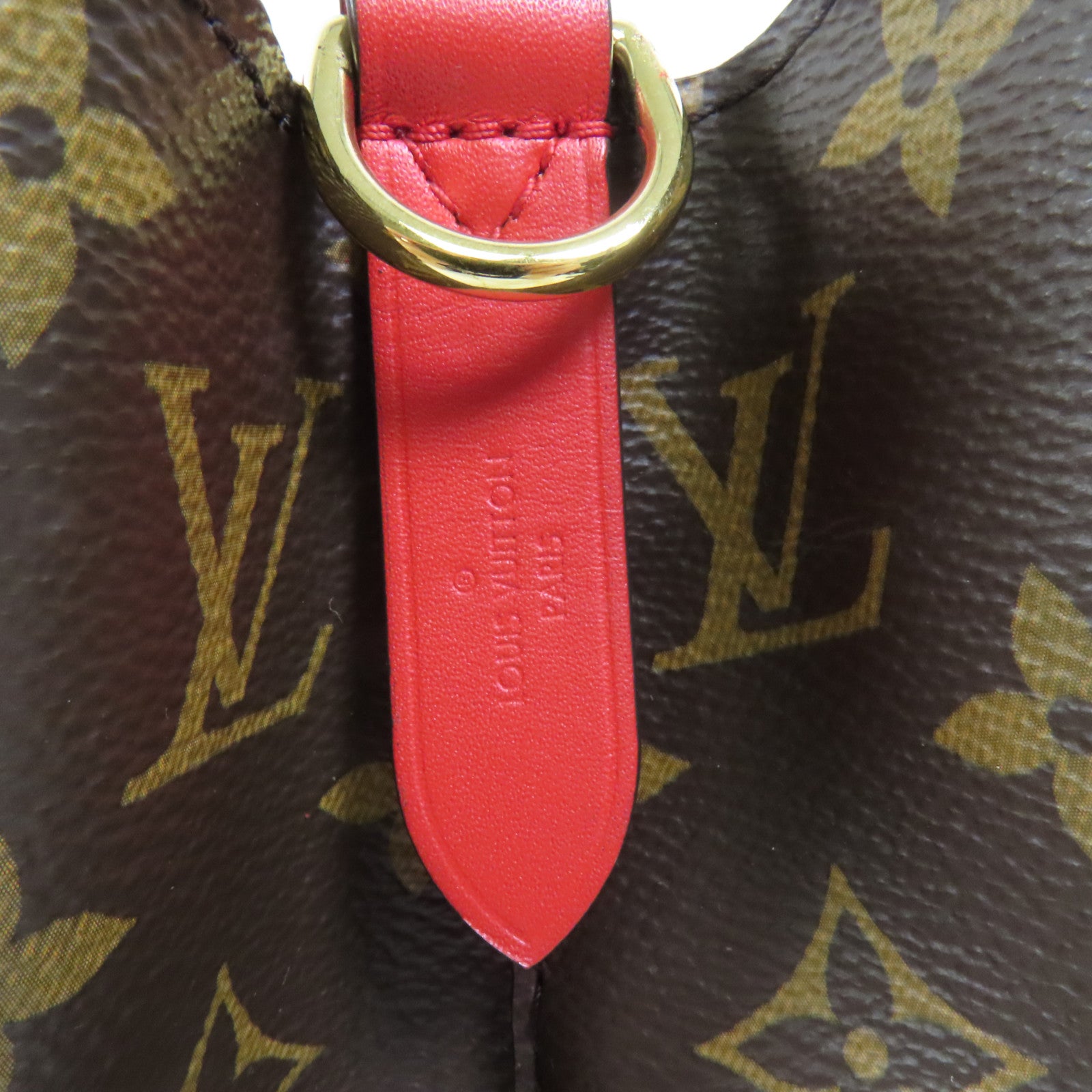 LOUIS VUITTON Monogram Neo Noe Bucket Bag金扣肩背袋Coquelicot