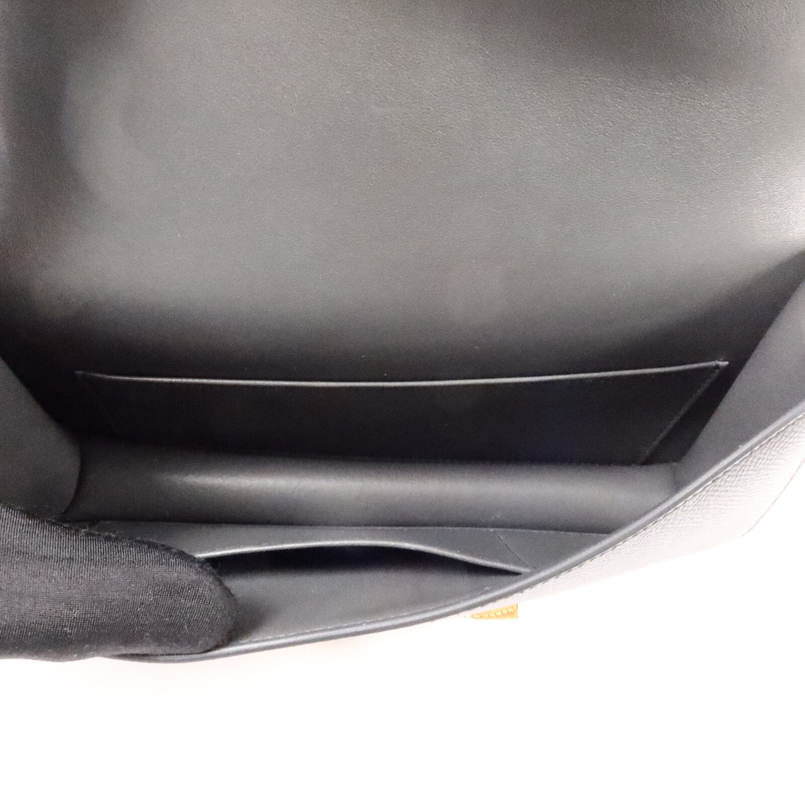 HERMES Epsom皮革Constance Elan肩背袋Plomb