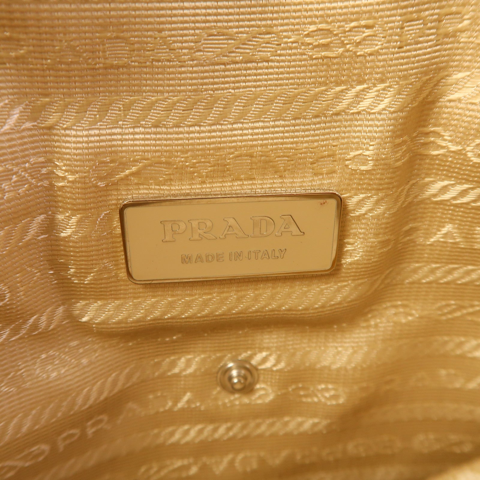 PRADA 牛皮皮革Shoulder Bag銀扣肩背袋