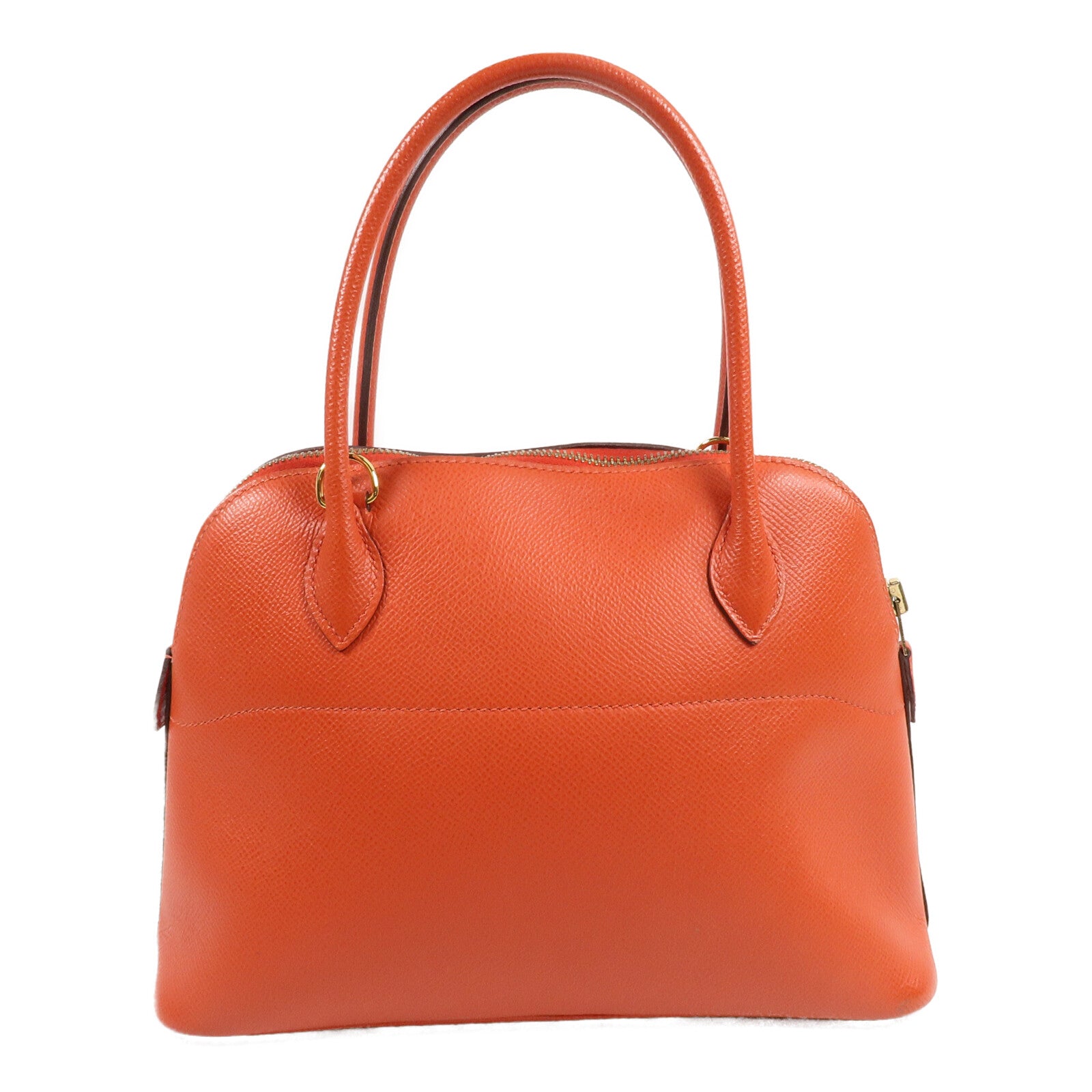 HERMES Epsom皮革Bolide 27手挽肩背兩用袋Rouge Tomate