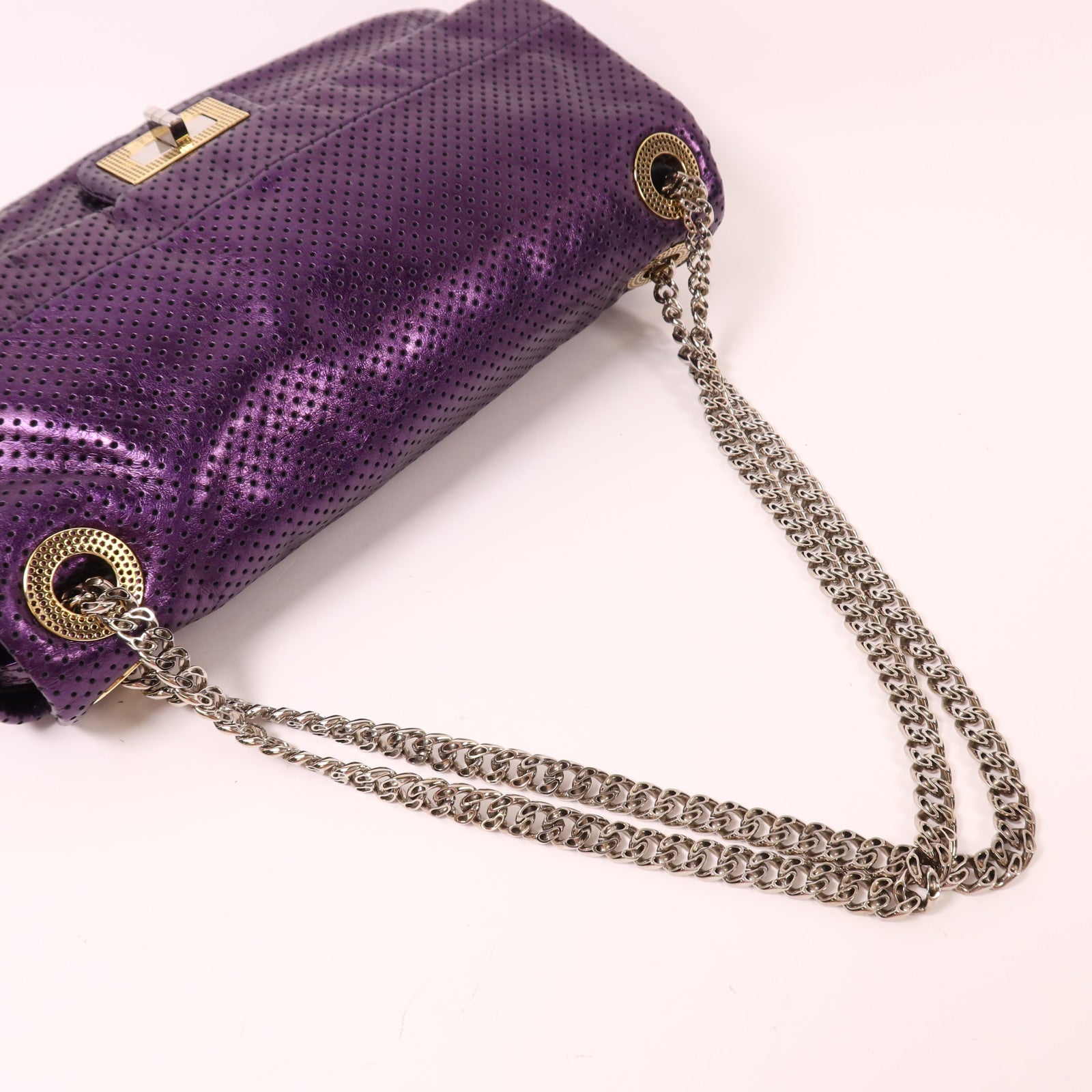 CHANEL 【激減優惠】牛皮皮革Chain Shoulder鏈帶肩背袋