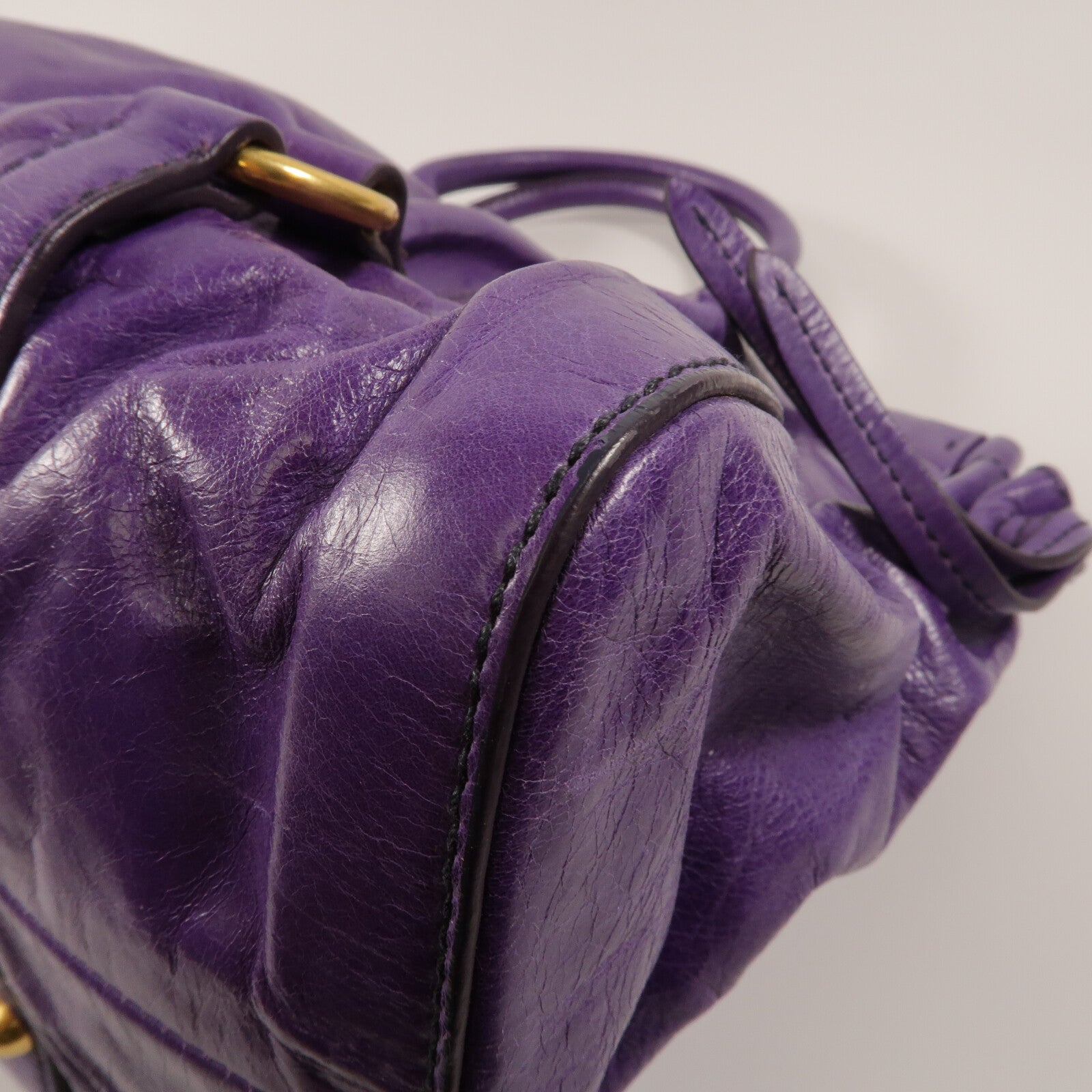 Miu Miu 牛皮皮革Shoulder Bag手挽肩背兩用袋