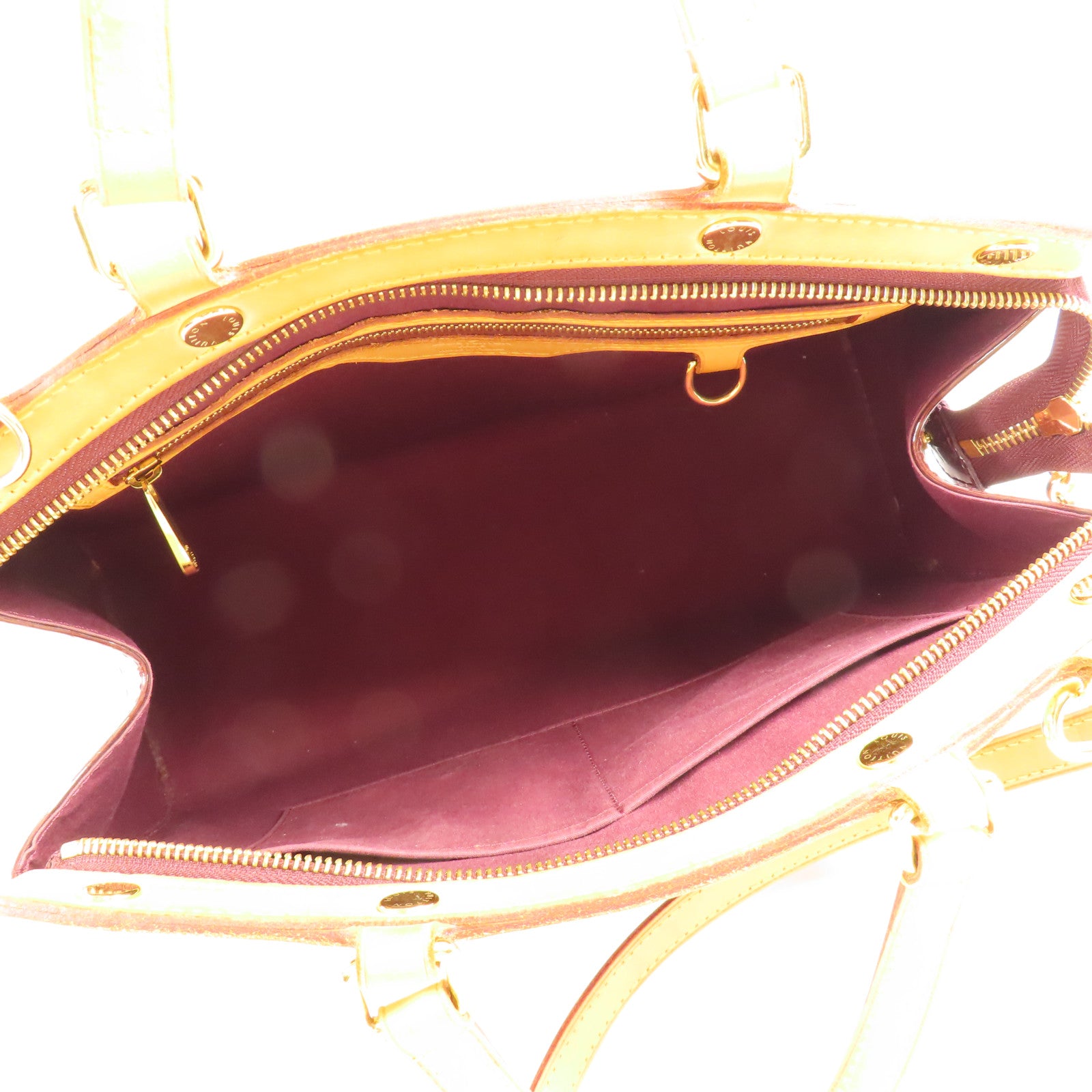LOUIS VUITTON Vernis Brea MM金扣手挽肩背兩用袋