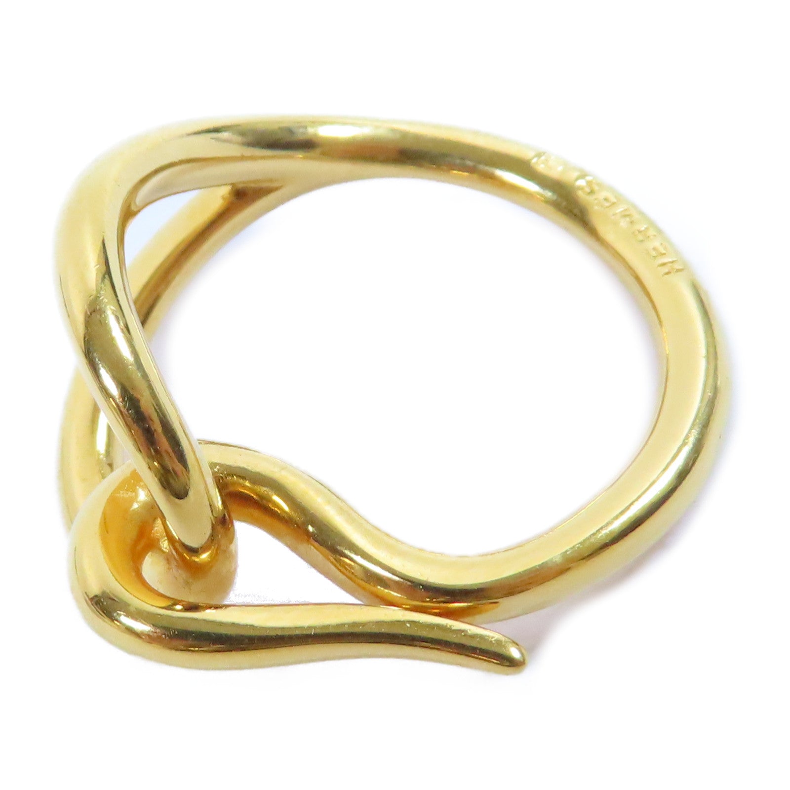 HERMES 【激減優惠】金屬Scarf Ring圍巾環金色