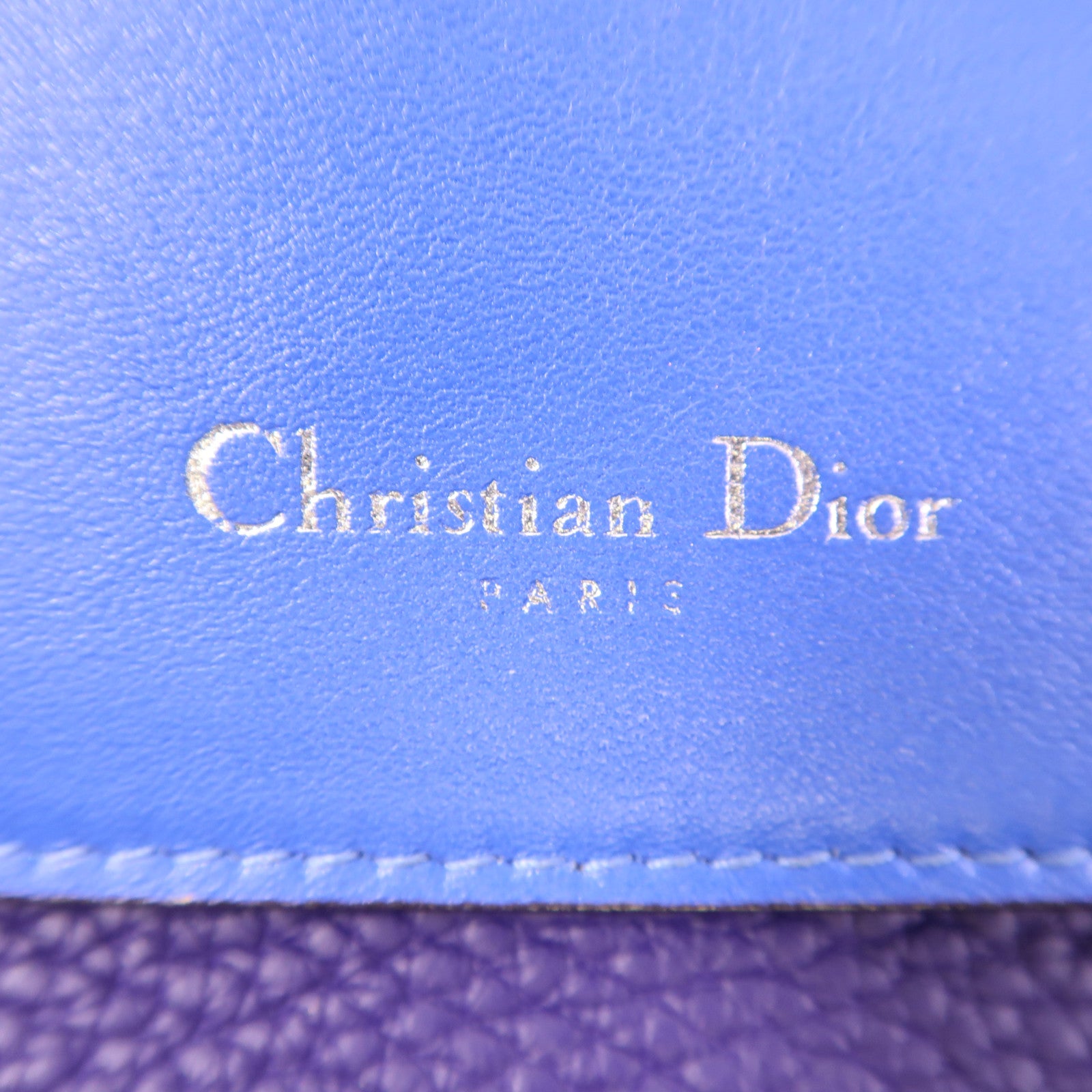 Dior 牛皮皮革Be Dior銀扣手挽肩背兩用袋
