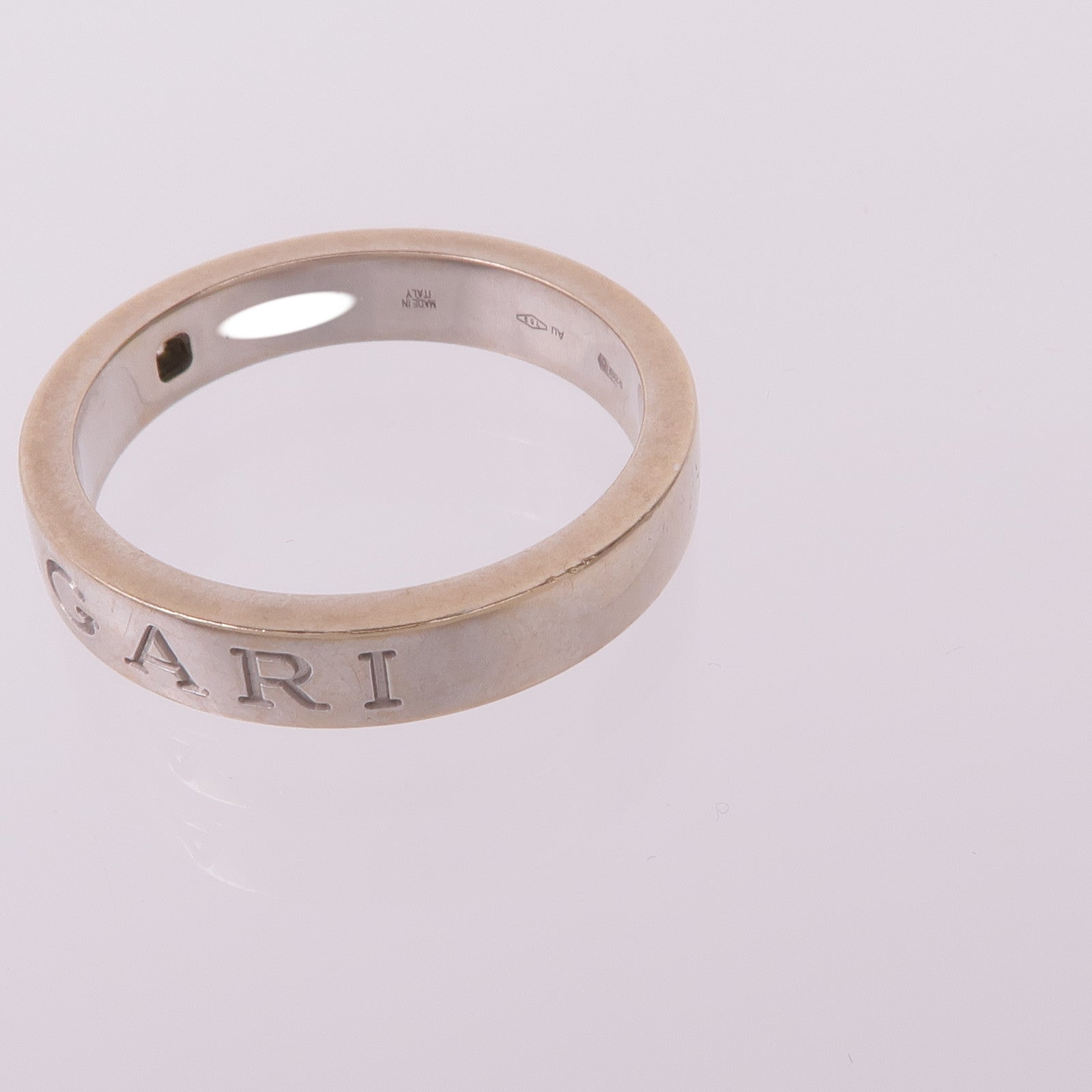 BVLGARI 【激減優惠】18K白金B.Zero1 Essential Ring鑽石戒指Bvlgari#61/US#9.5