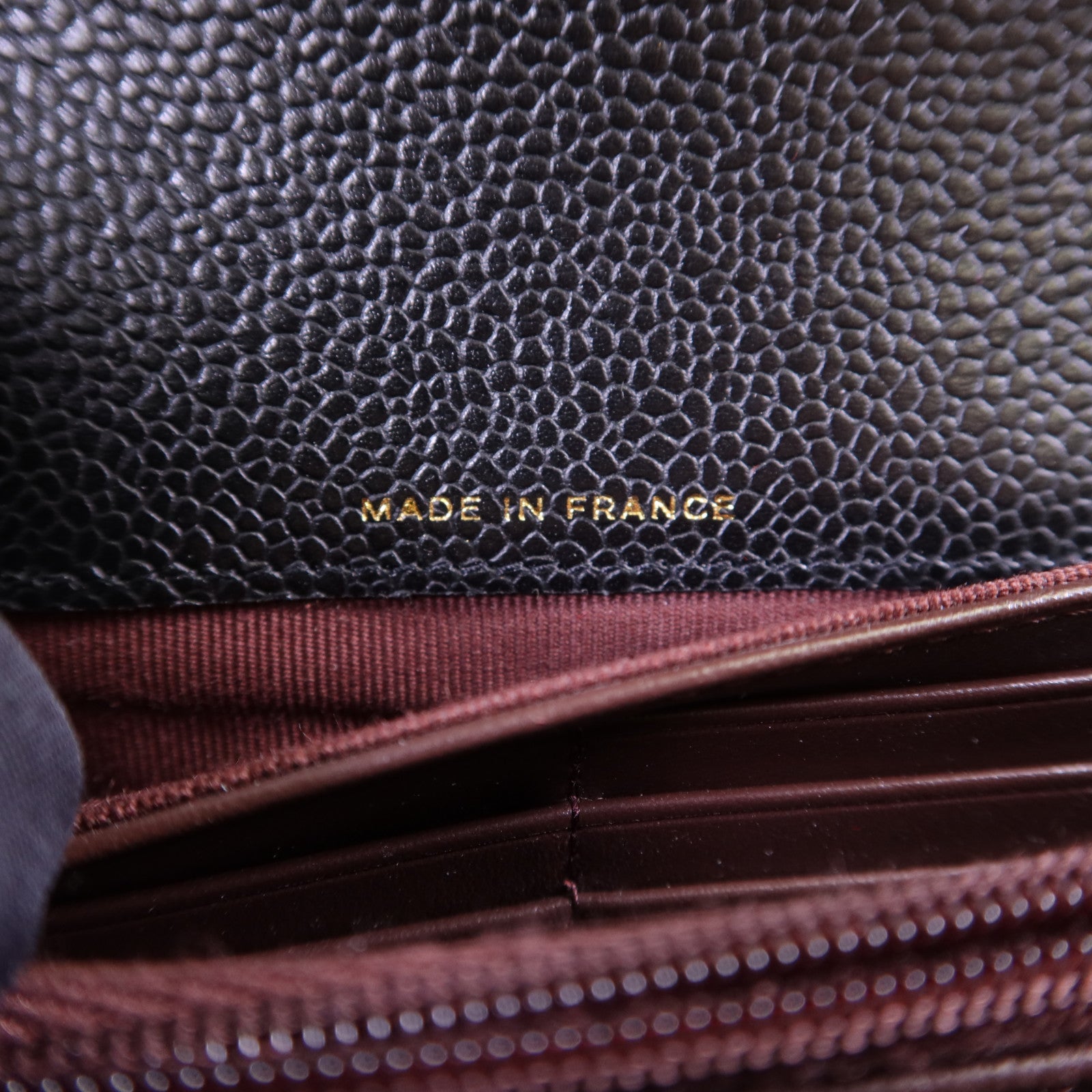 CHANEL 牛皮皮革Classic Long Flap Wallet金扣長錢包