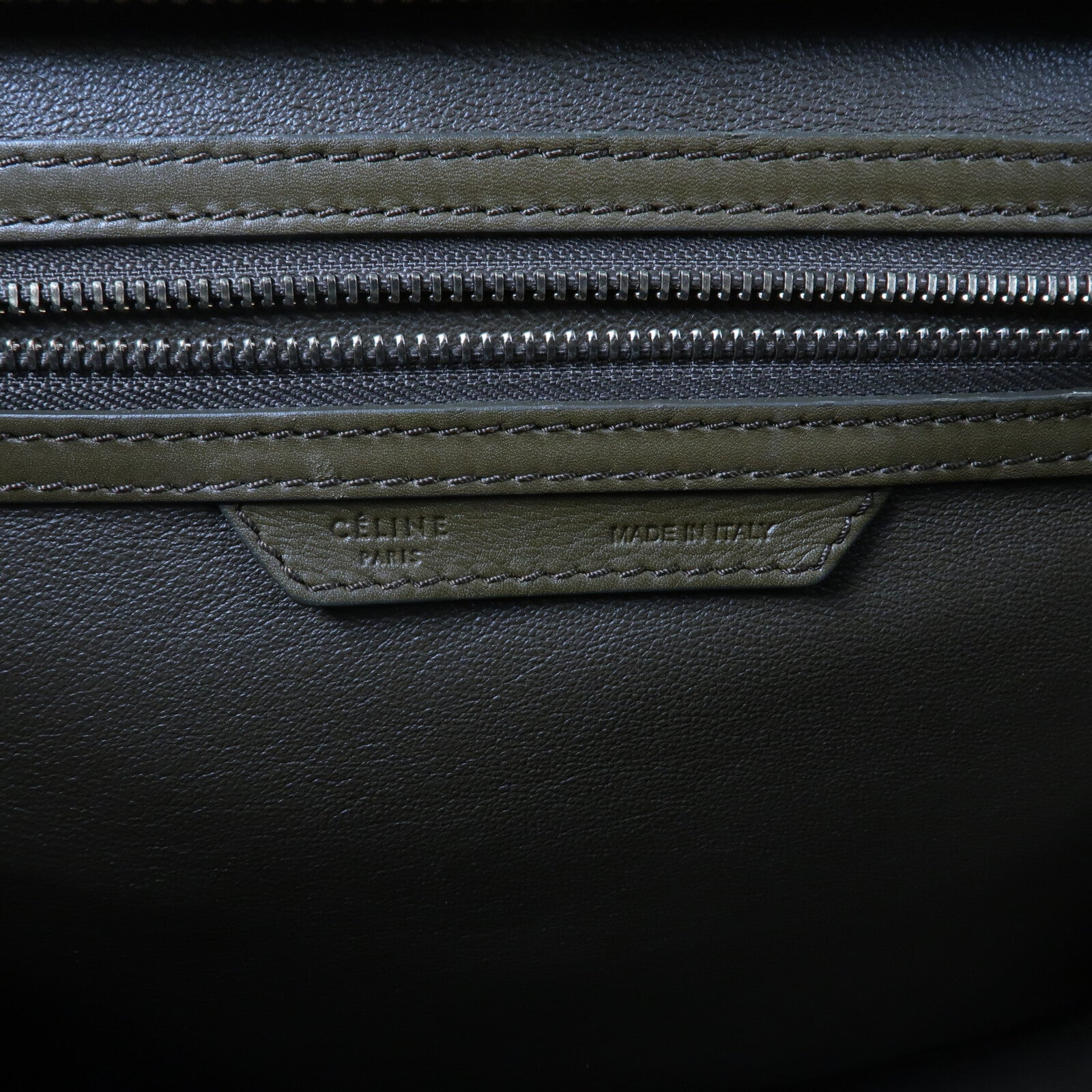 CELINE 牛皮皮革Mini Luggage手挽袋
