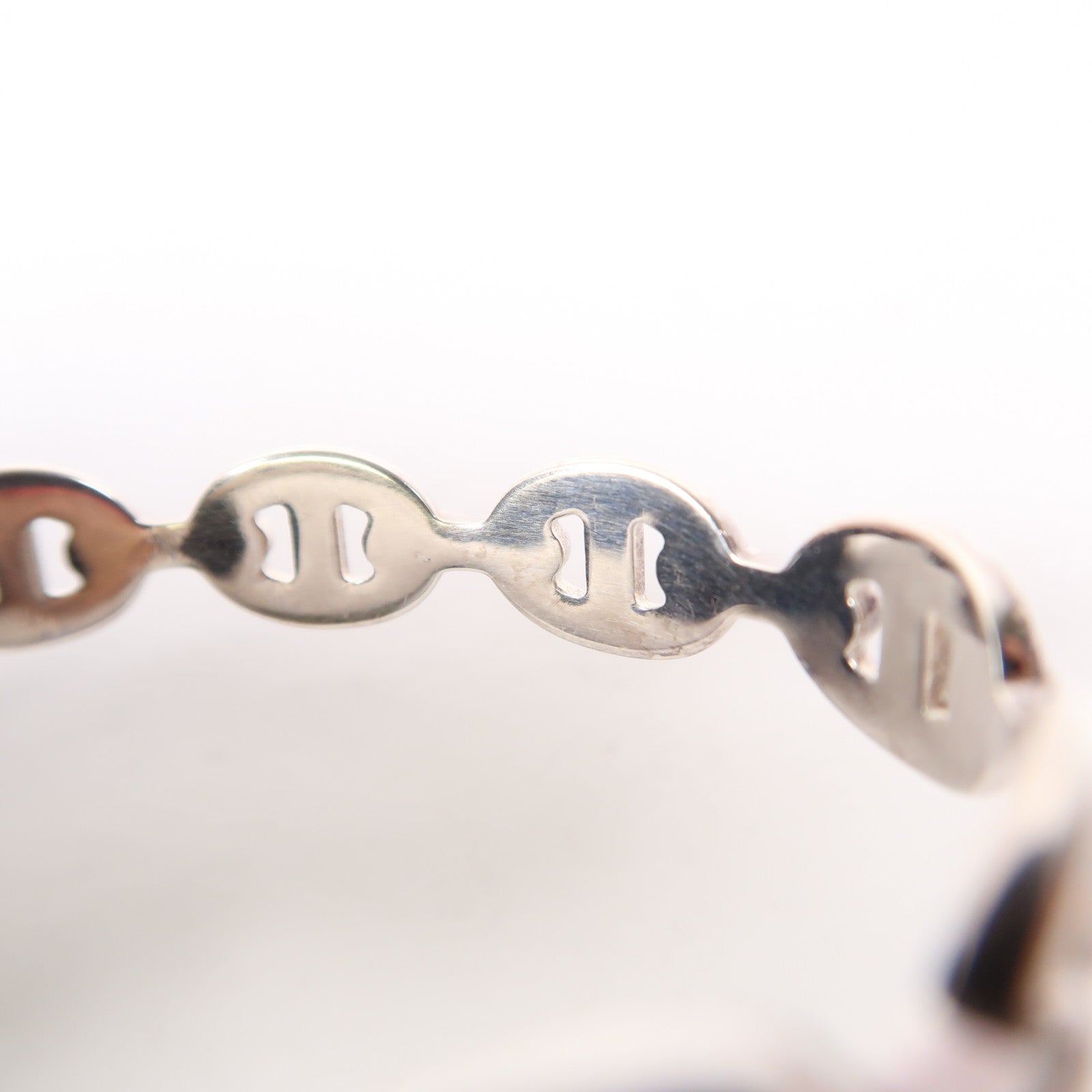 HERMES 925純銀Chain D'ancre Bracelet手鐲