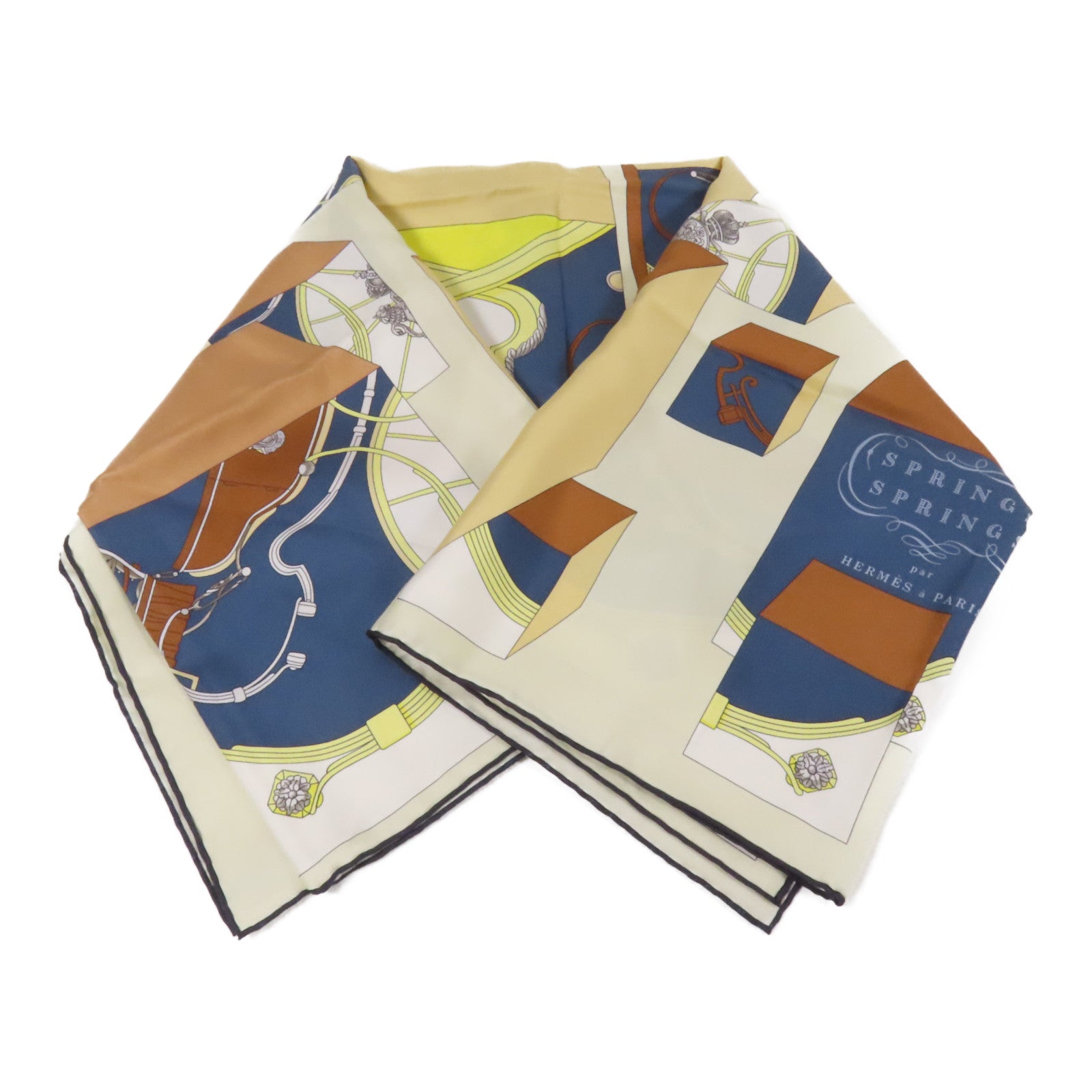 HERMES 絲質Scarf 90X90絲巾