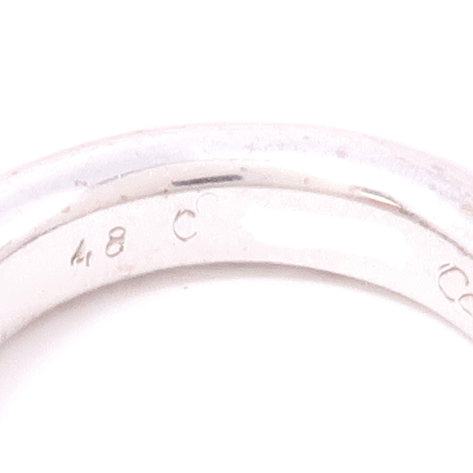 CARTIER 18K白金Ring戒指US#4.5