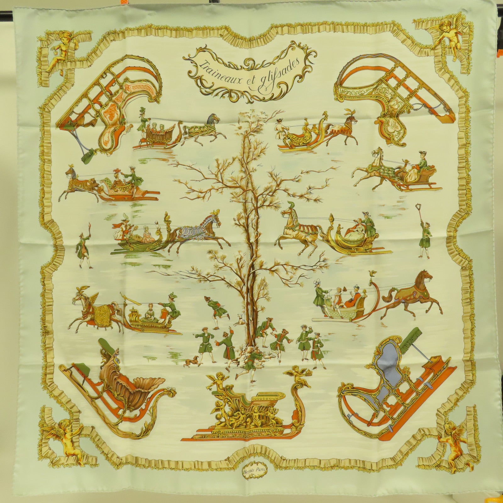 HERMES 絲質Scarf絲巾