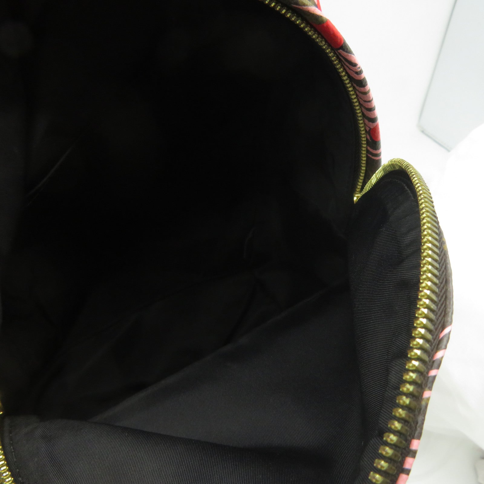 LOUIS VUITTON 【激減優惠】Monogram Jungle Dot Palm Springs PM金扣背包啡色/粉紅色