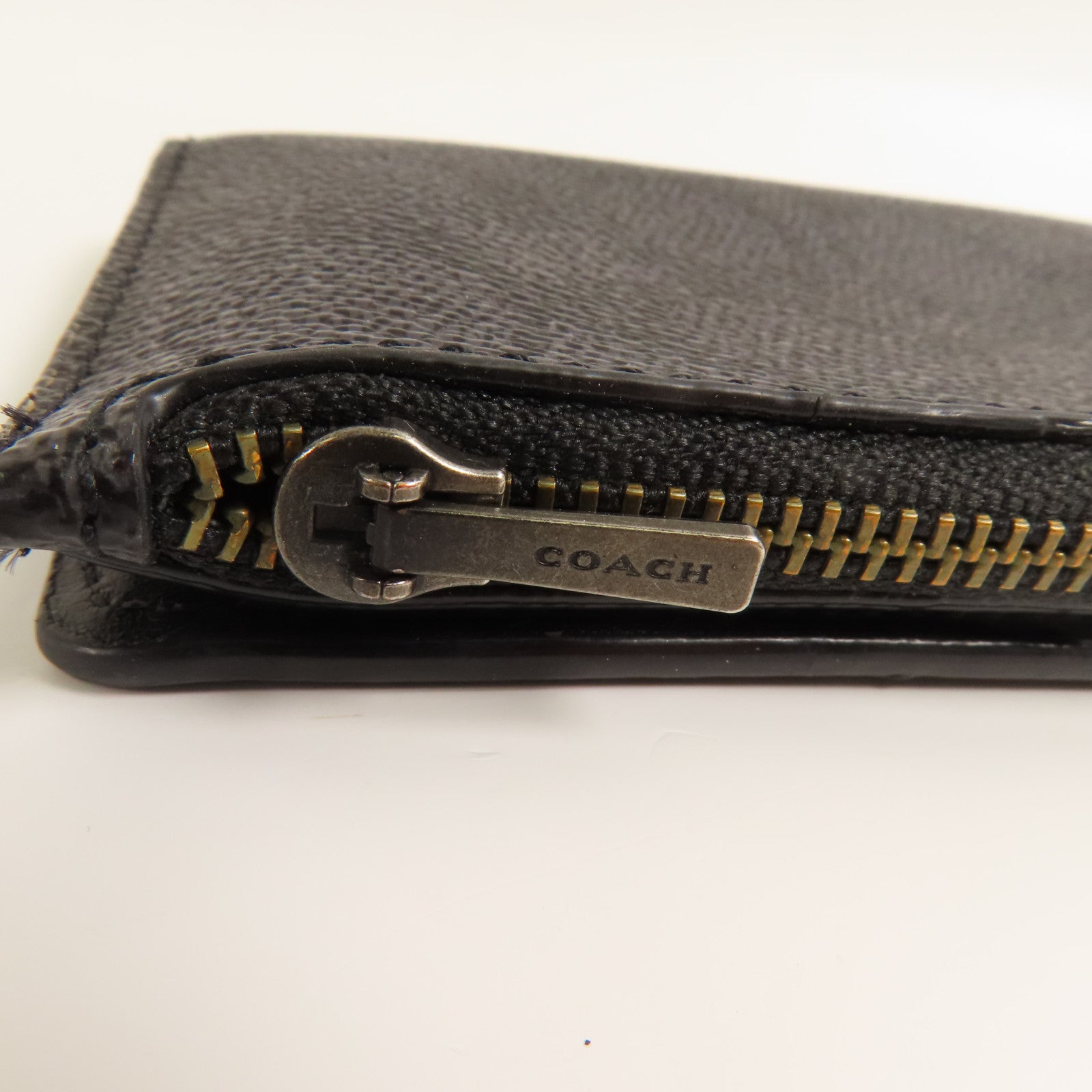 COACH 塗層帆布Card/Coin Case零錢包/卡片套