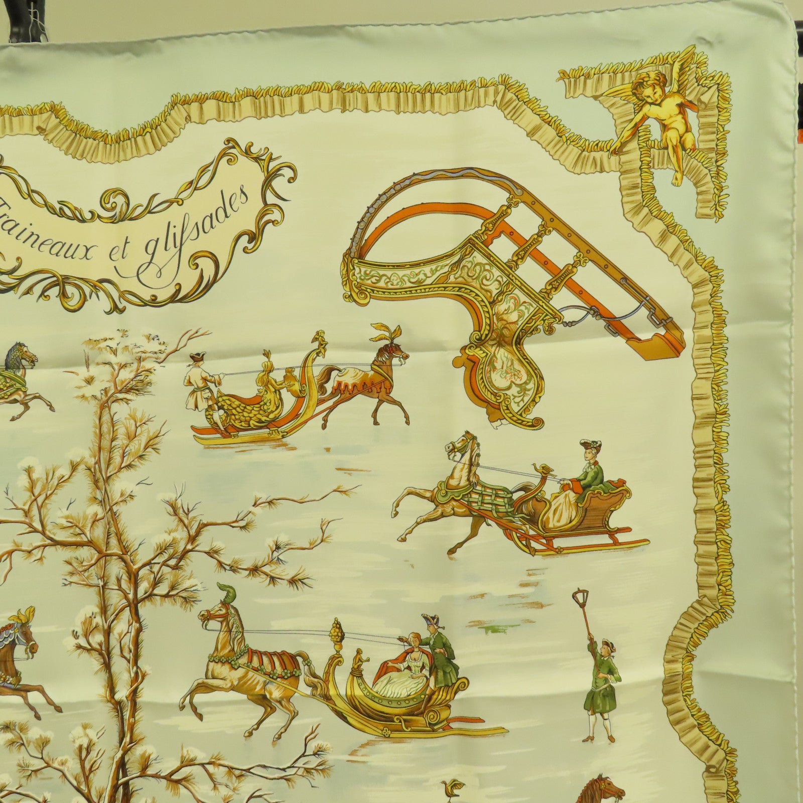 HERMES 絲質Scarf絲巾