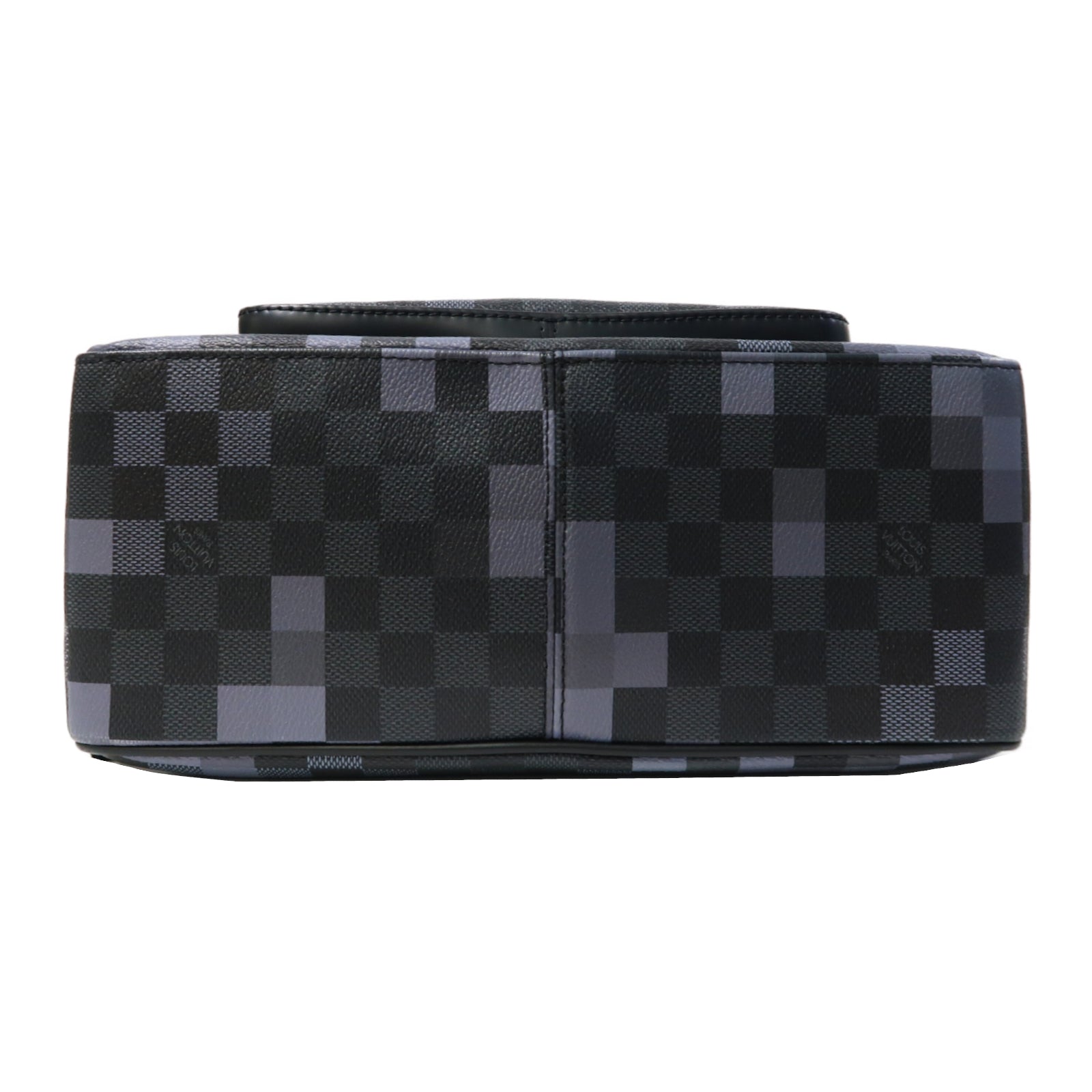 LOUIS VUITTON Damier Graphite Josh Backpack銀扣背包黑色/藍色