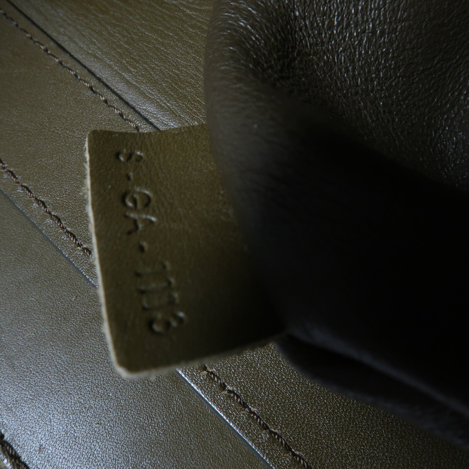 CELINE 牛皮皮革Mini Luggage手挽袋