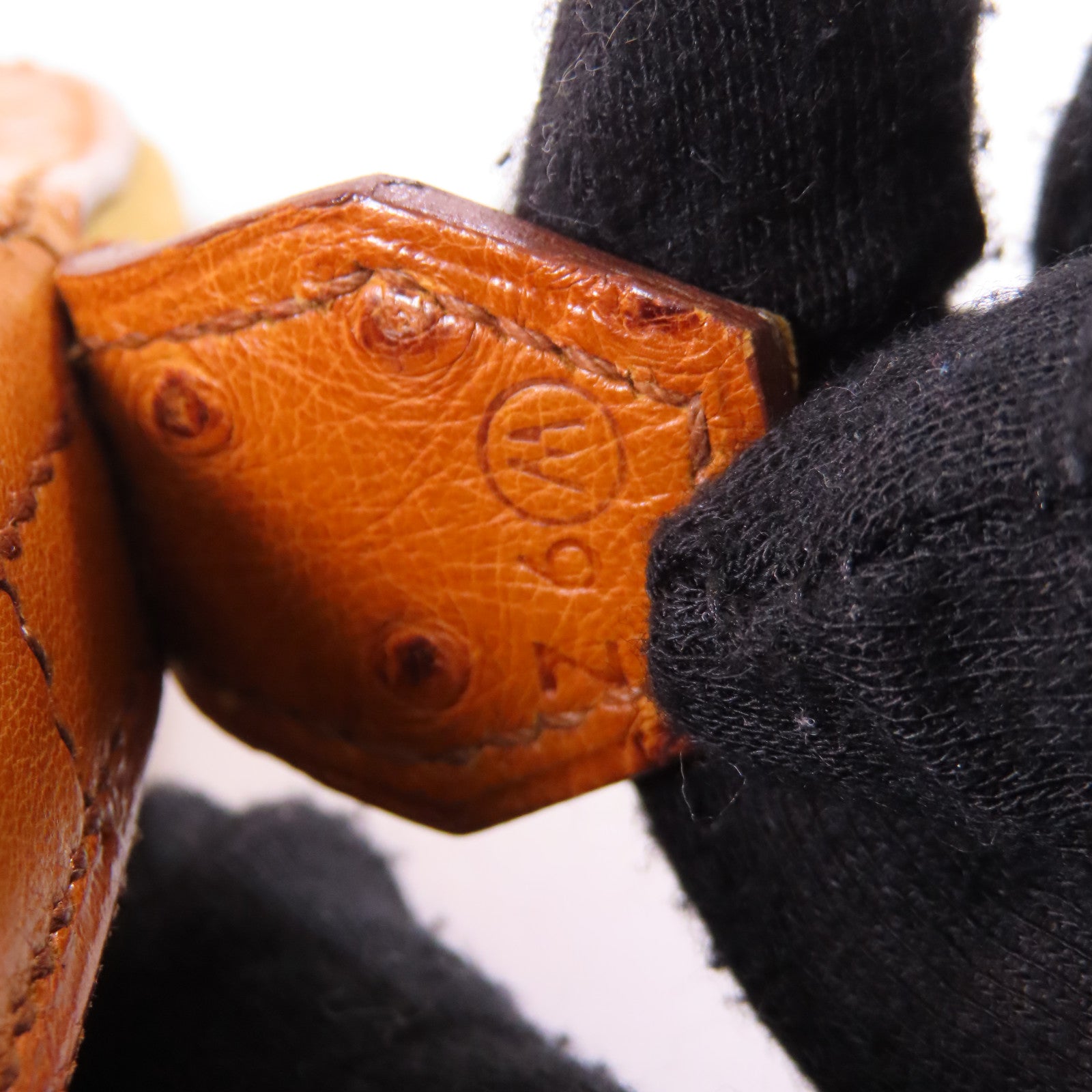 HERMES 鴕鳥皮革Bolide 35金扣手挽肩背兩用袋Gold