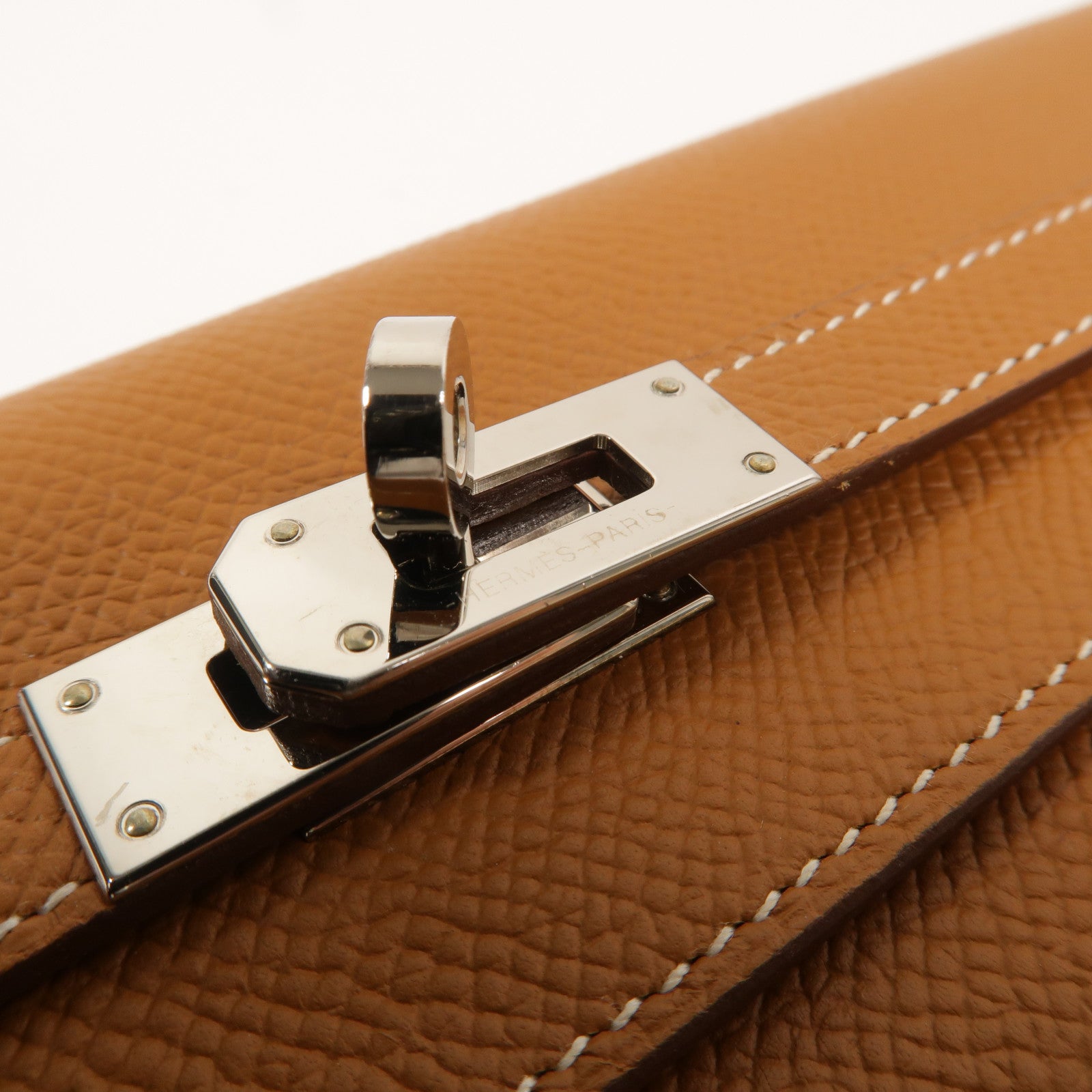 HERMES Epsom皮革Kelly Long Wallet長錢包