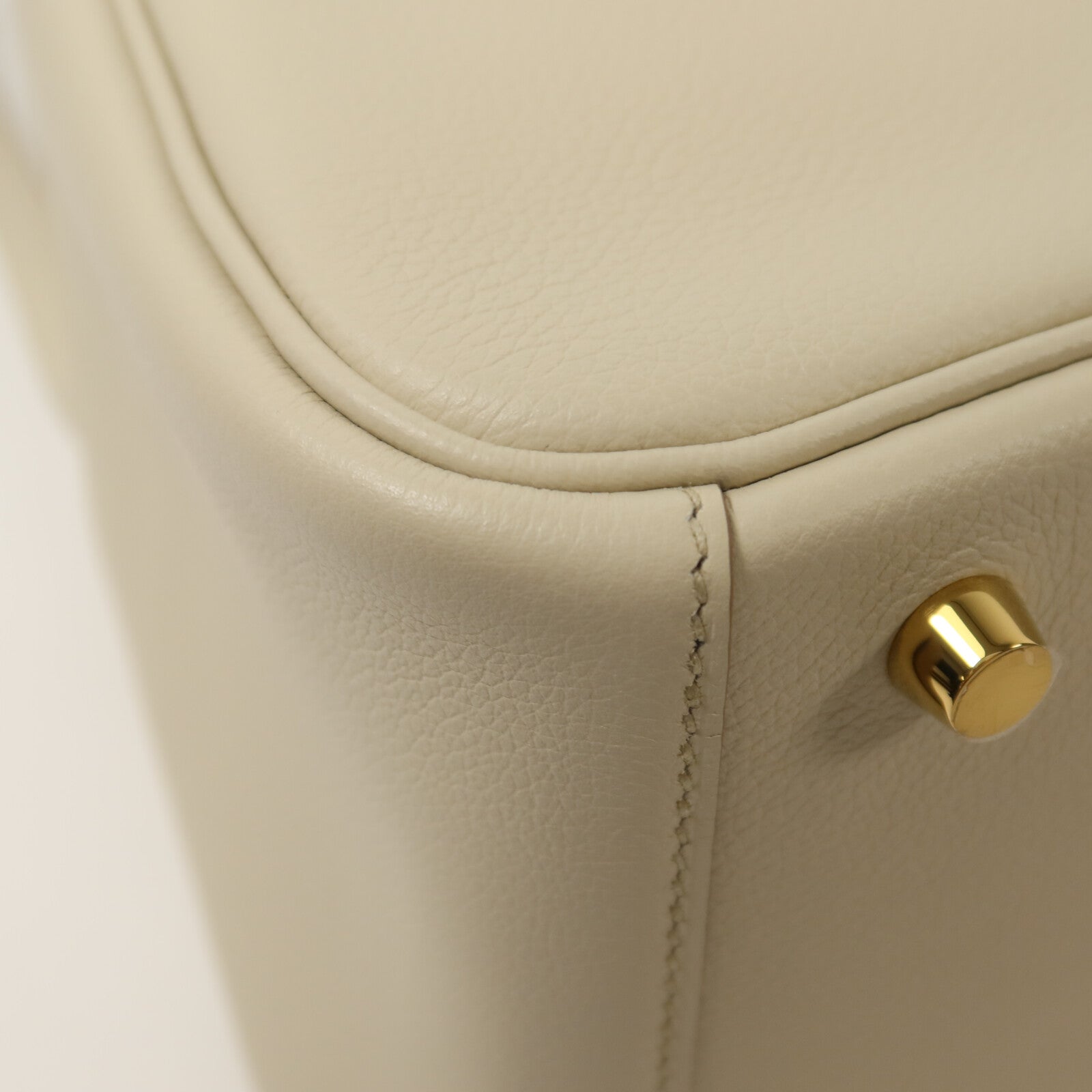 HERMES Evercolor皮革Lindy 26手挽肩背兩用袋Beton