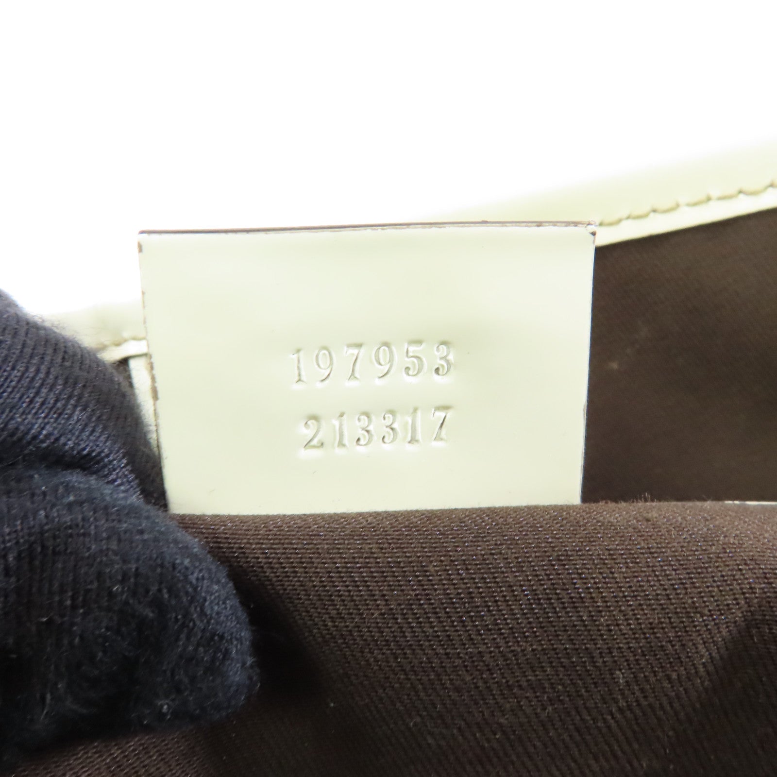 GUCCI 塗層帆布GG Supreme Tote Bag金扣手挽袋啡色/白色
